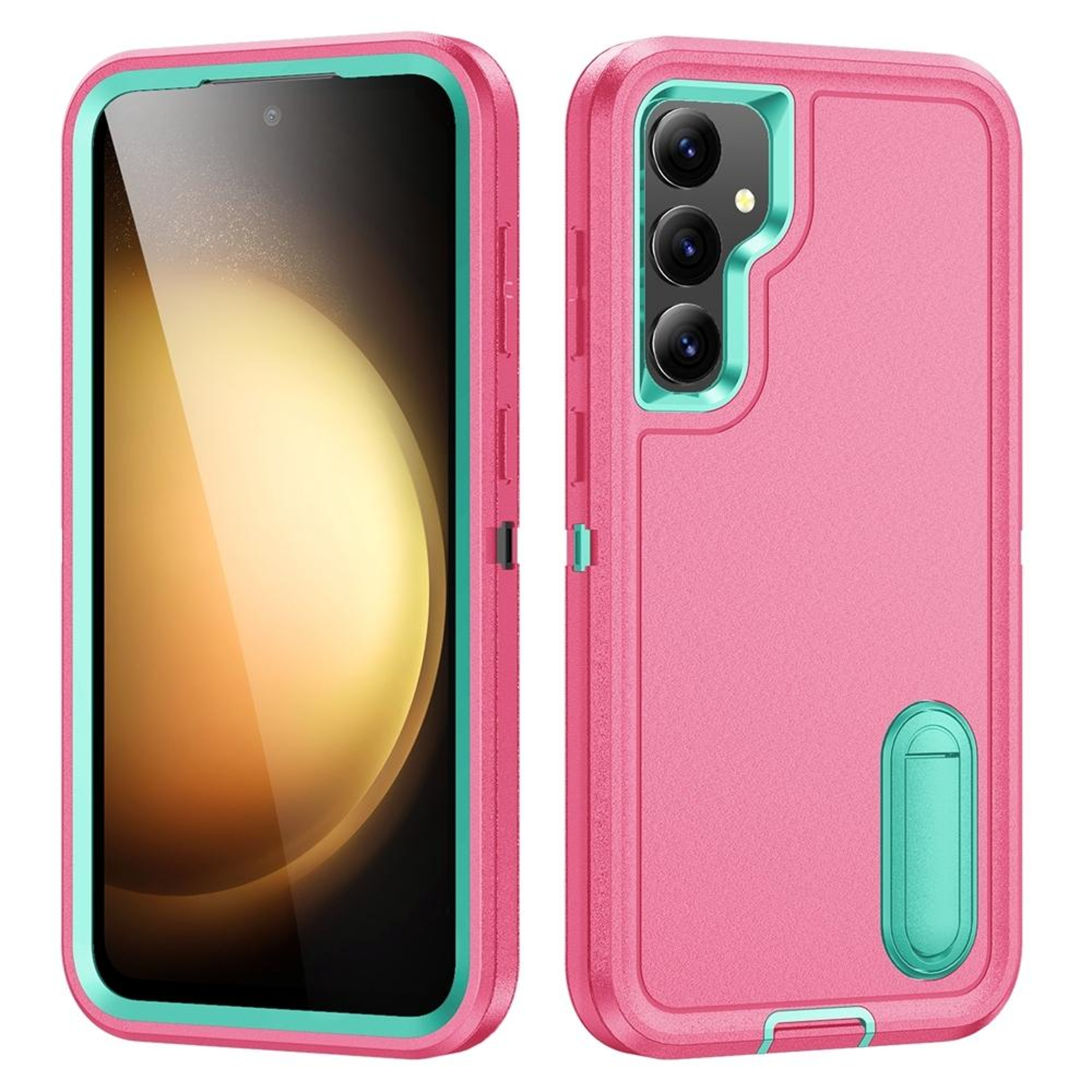 Rugged Shockproof Phone Case with Built-In Stand Hybrid Silicone Armor Cover – view 68