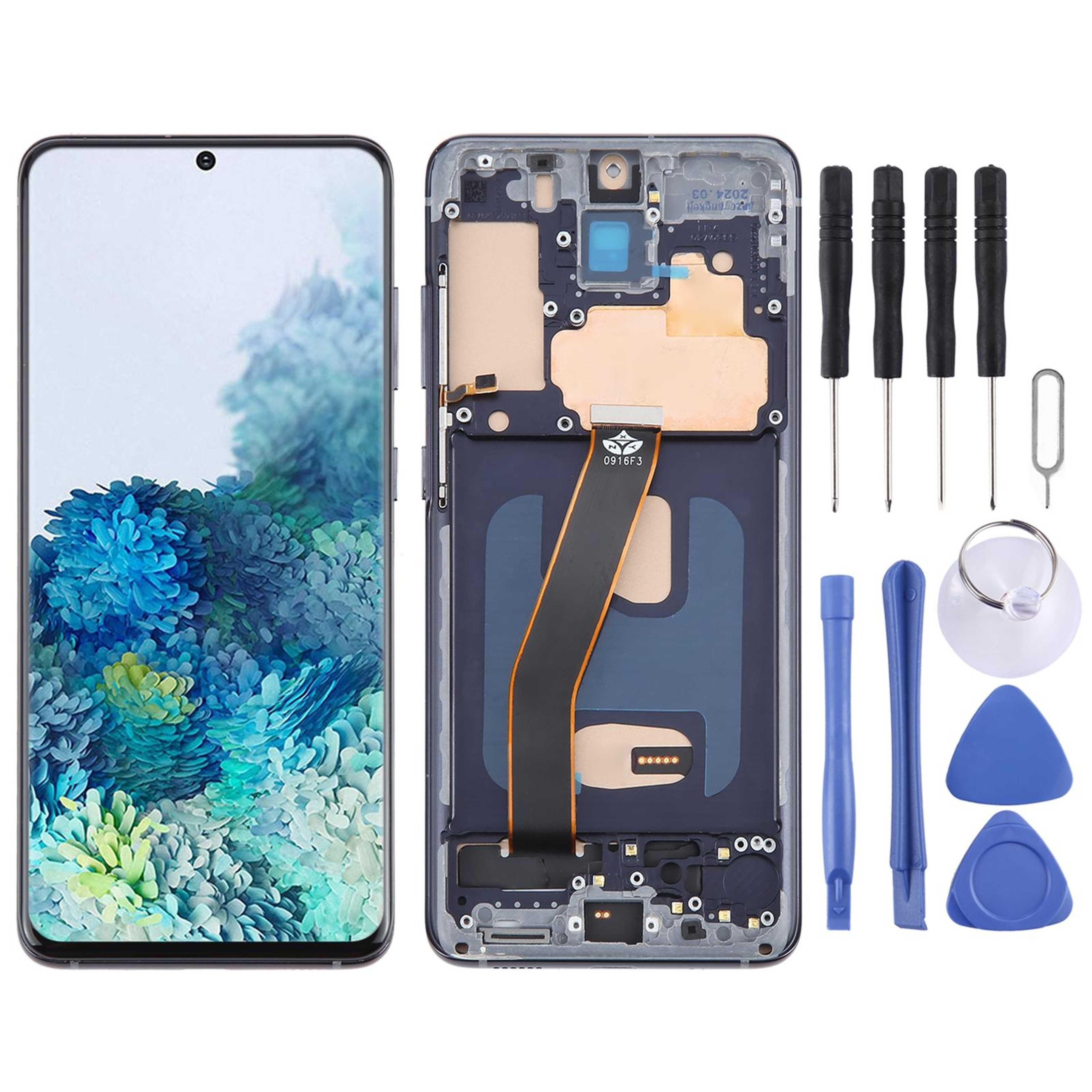 Samsung Galaxy LCD Screen Replacement Digitizer with Frame – view 18