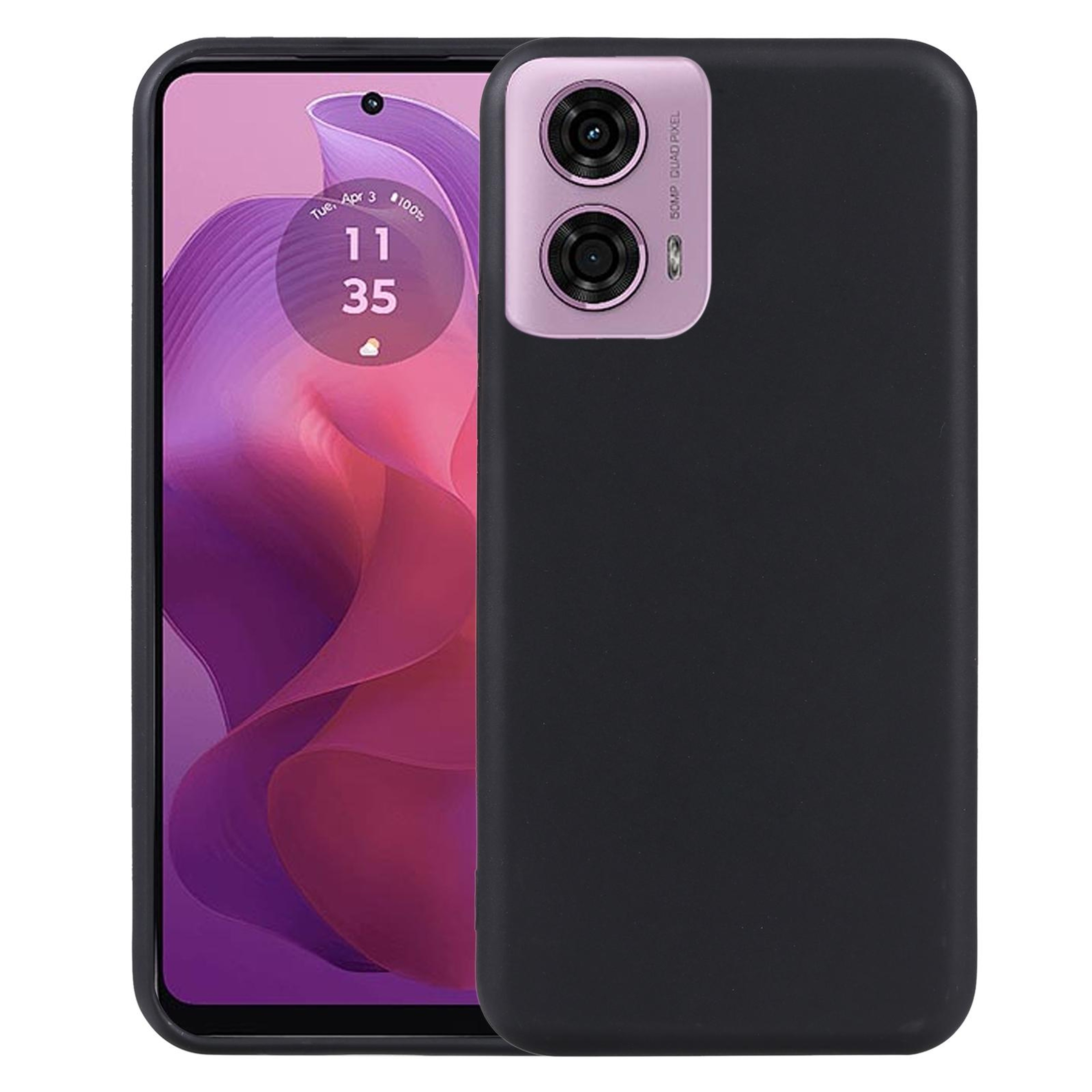 Moto G 5G 2024 Case Slim Shockproof TPU Phone Cover Protective Black – view 28