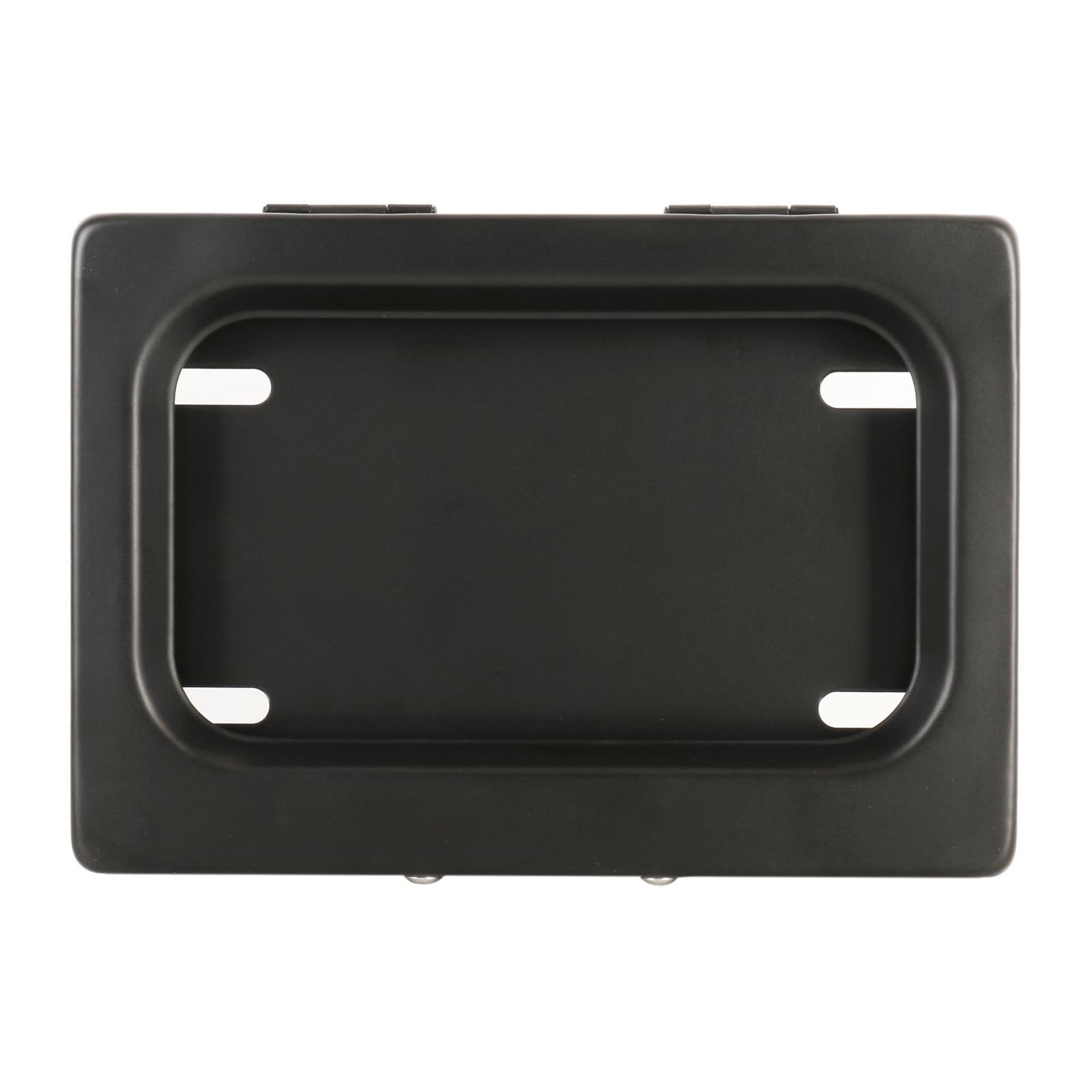 Remote Control Motorcycle License Plate Cover Hidden Plate Shutter Frame – view 3