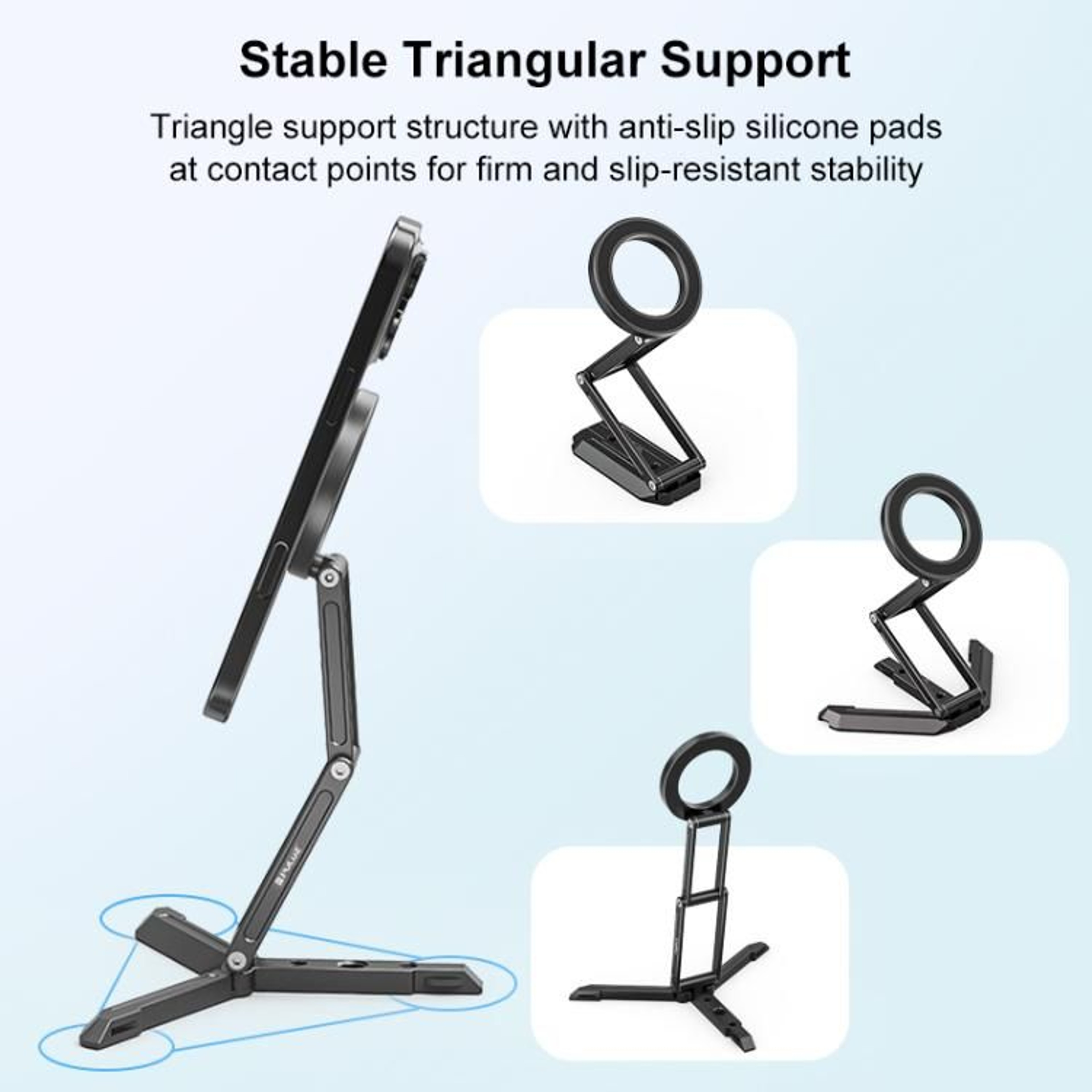 MagSafe Foldable Phone Holder Adjustable Desktop Stand For Live Streaming 7