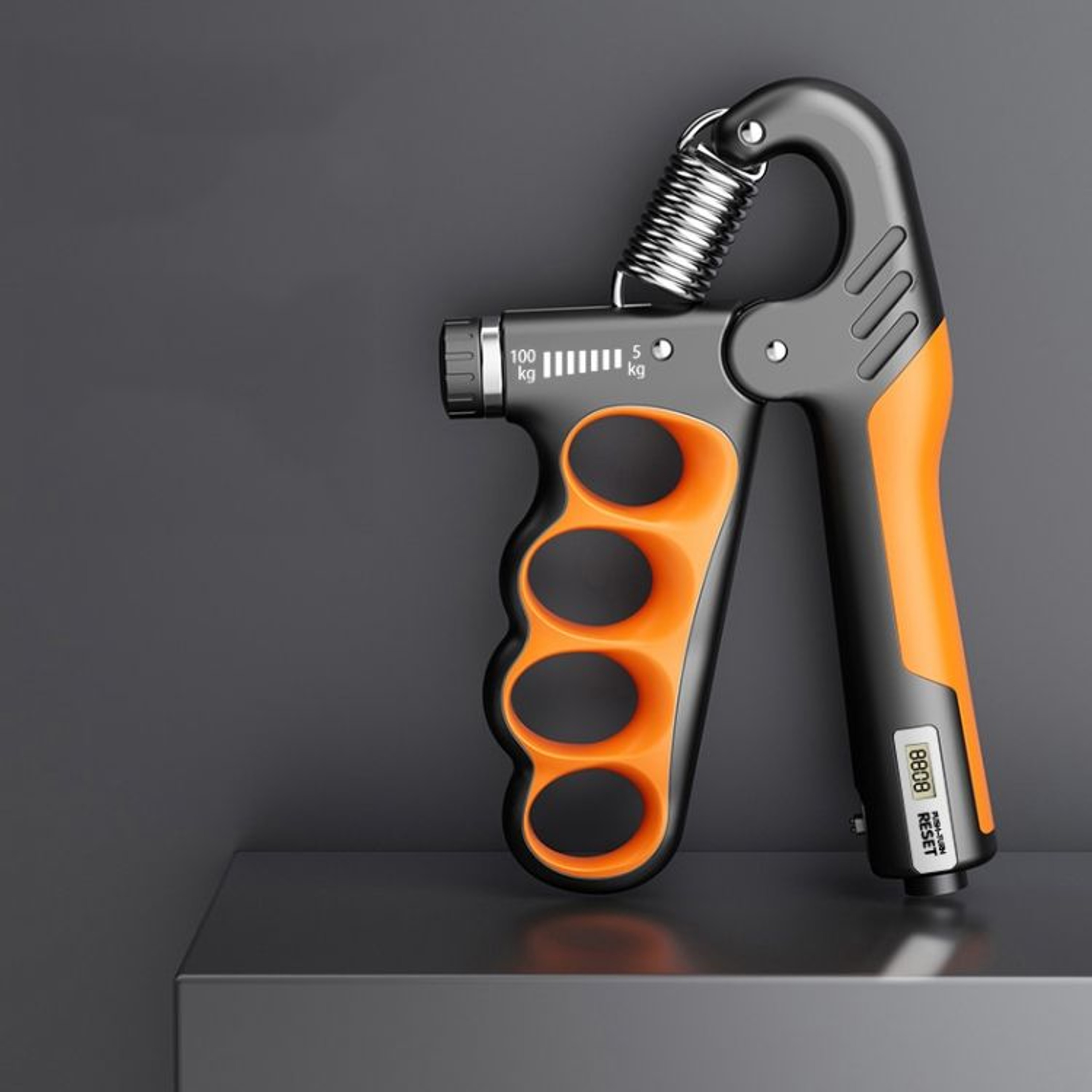 Adjustable Hand Grip Strengthener With Counter 5100kg Forearm Trainer 10