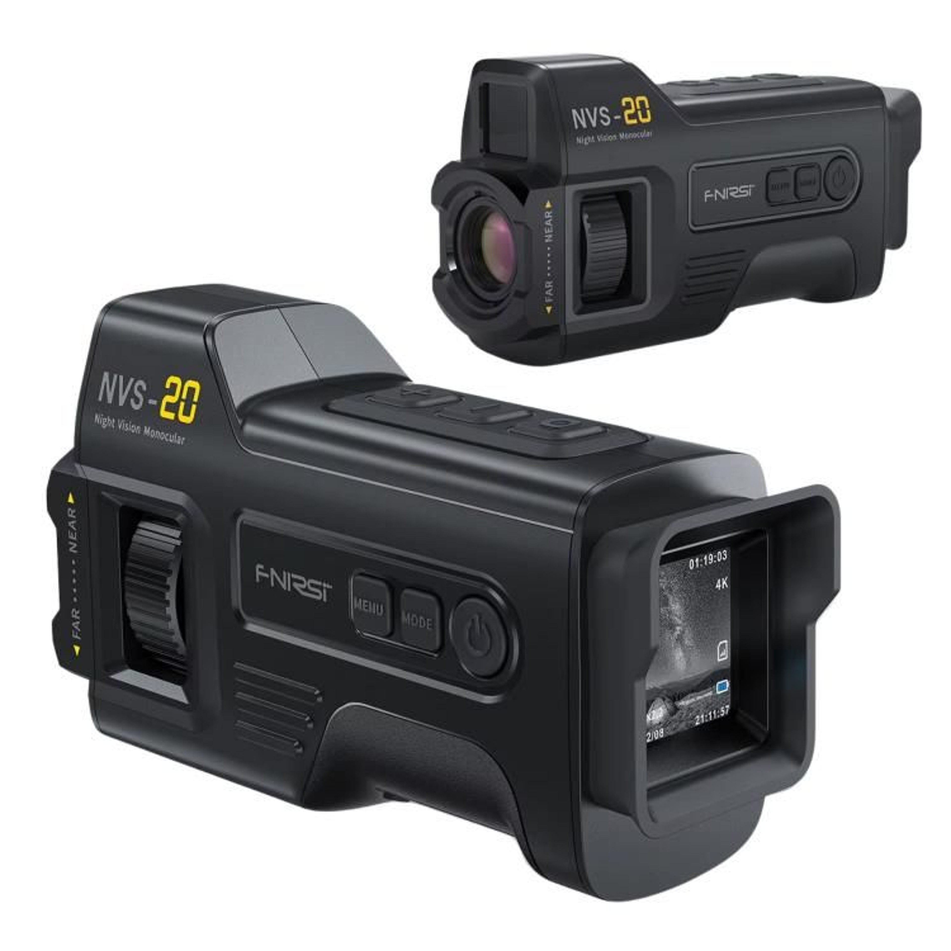 4K Night Vision Monocular Infrared Camera With Zoom  Long Range Viewing 0