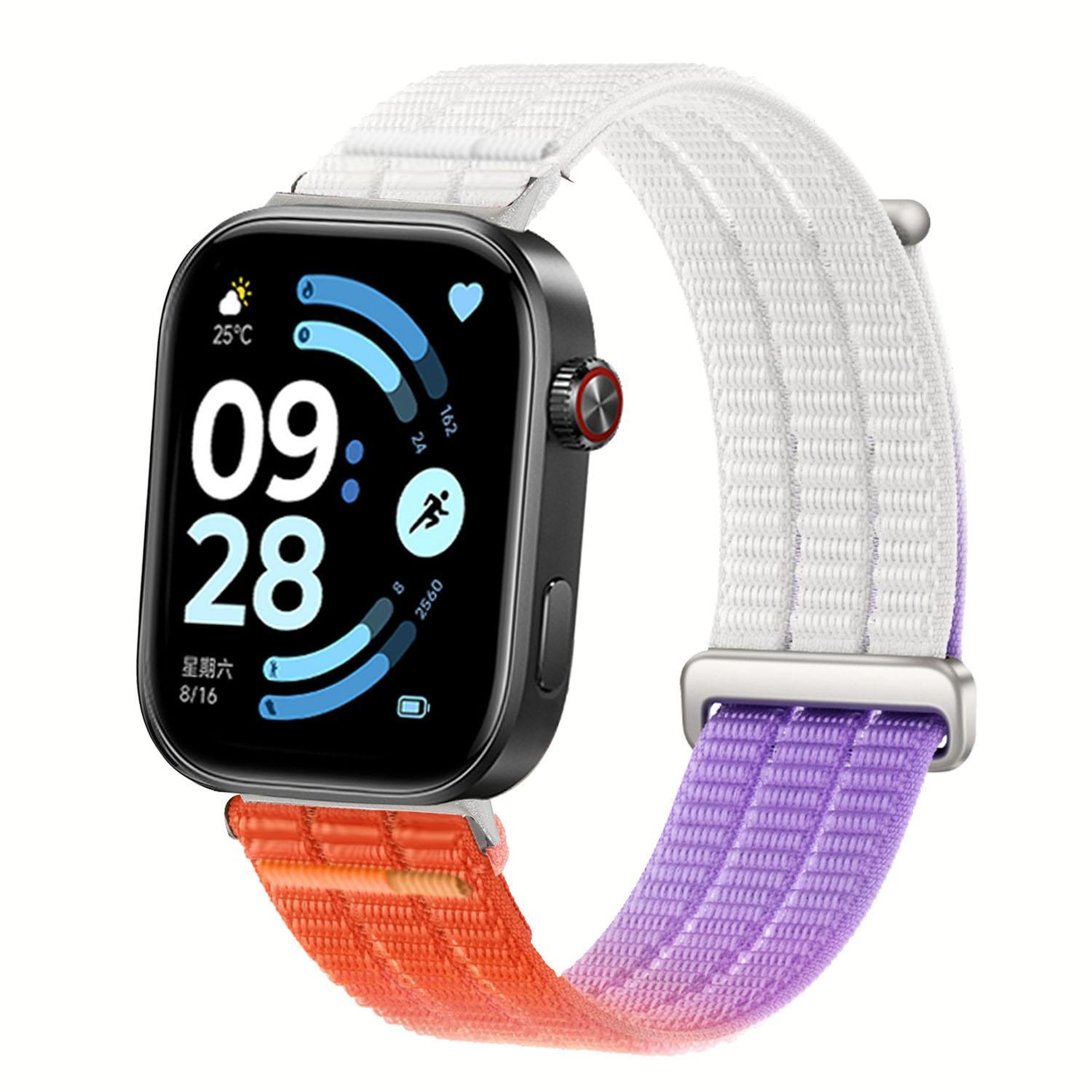 Breathable Nylon Loop Watch Band for Redmi Watch  and Xiaomi Band Pro Adjustable Sport Strap – view 7