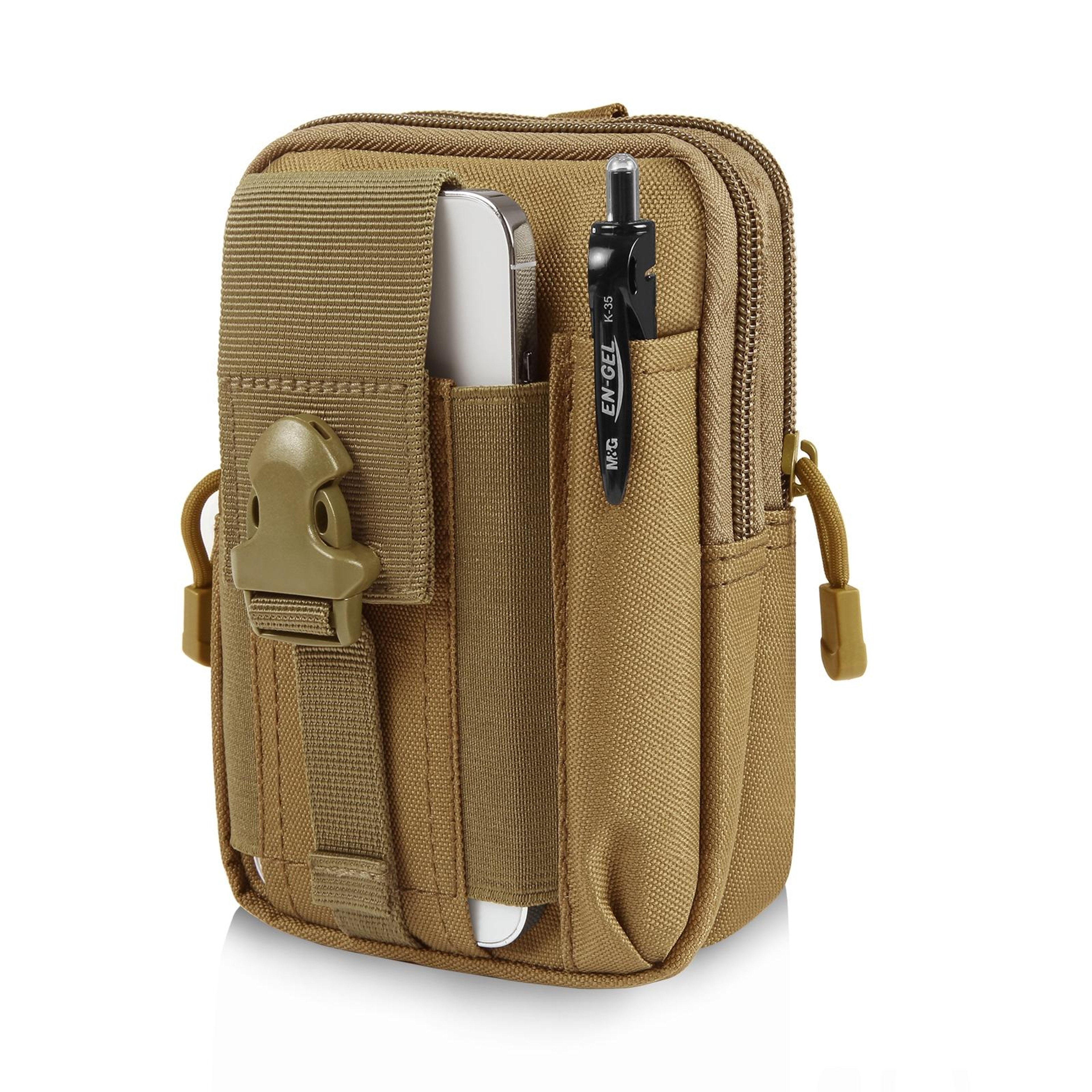 Tactical Waist Bag Phone Holder Durable Hiking Waist Bag Outdoor Utility Pouch 12