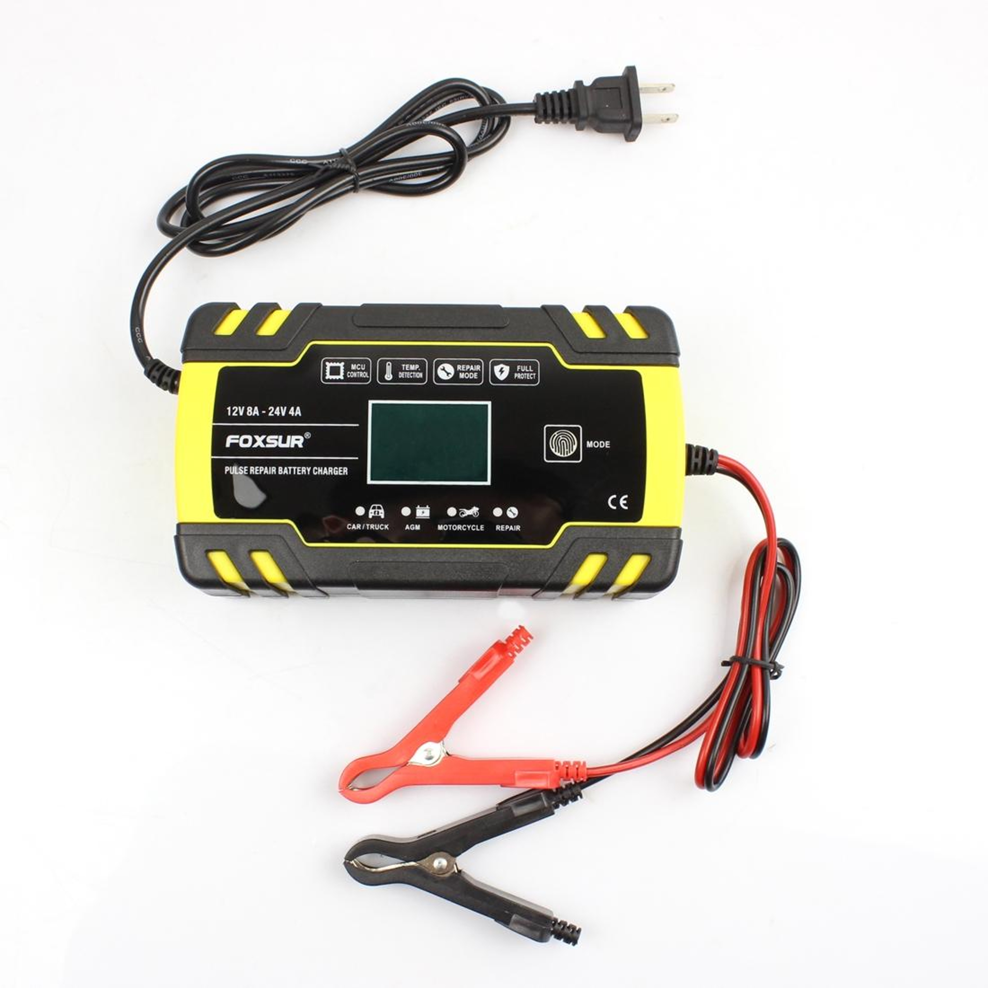 Smart Automatic Battery Charger for Car Motorcycle Truck AGM Charger – view 11