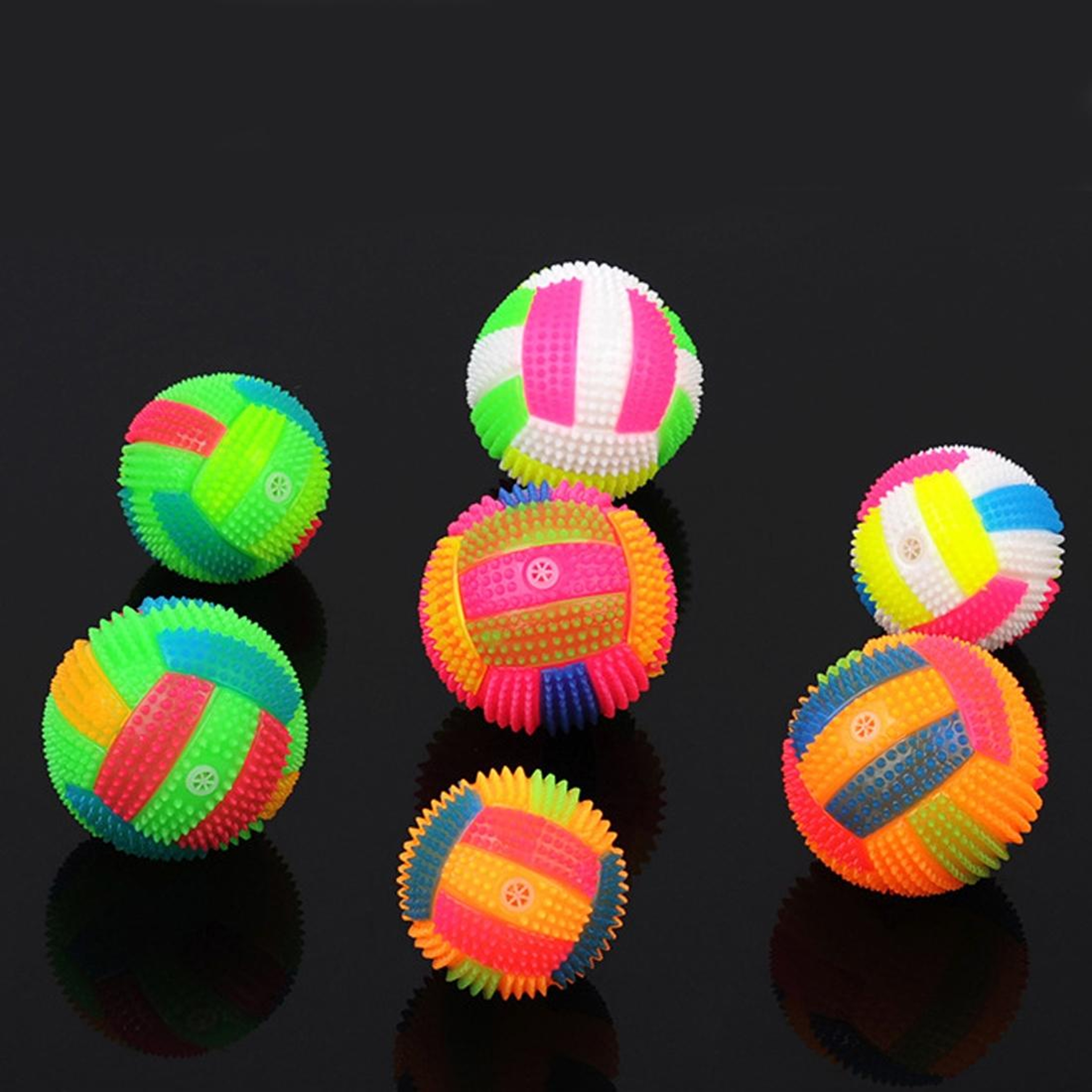 Interactive LED Dog Ball Toy Glow Bounce Durable Rubber Fetch Ball for Active Pets – view 5