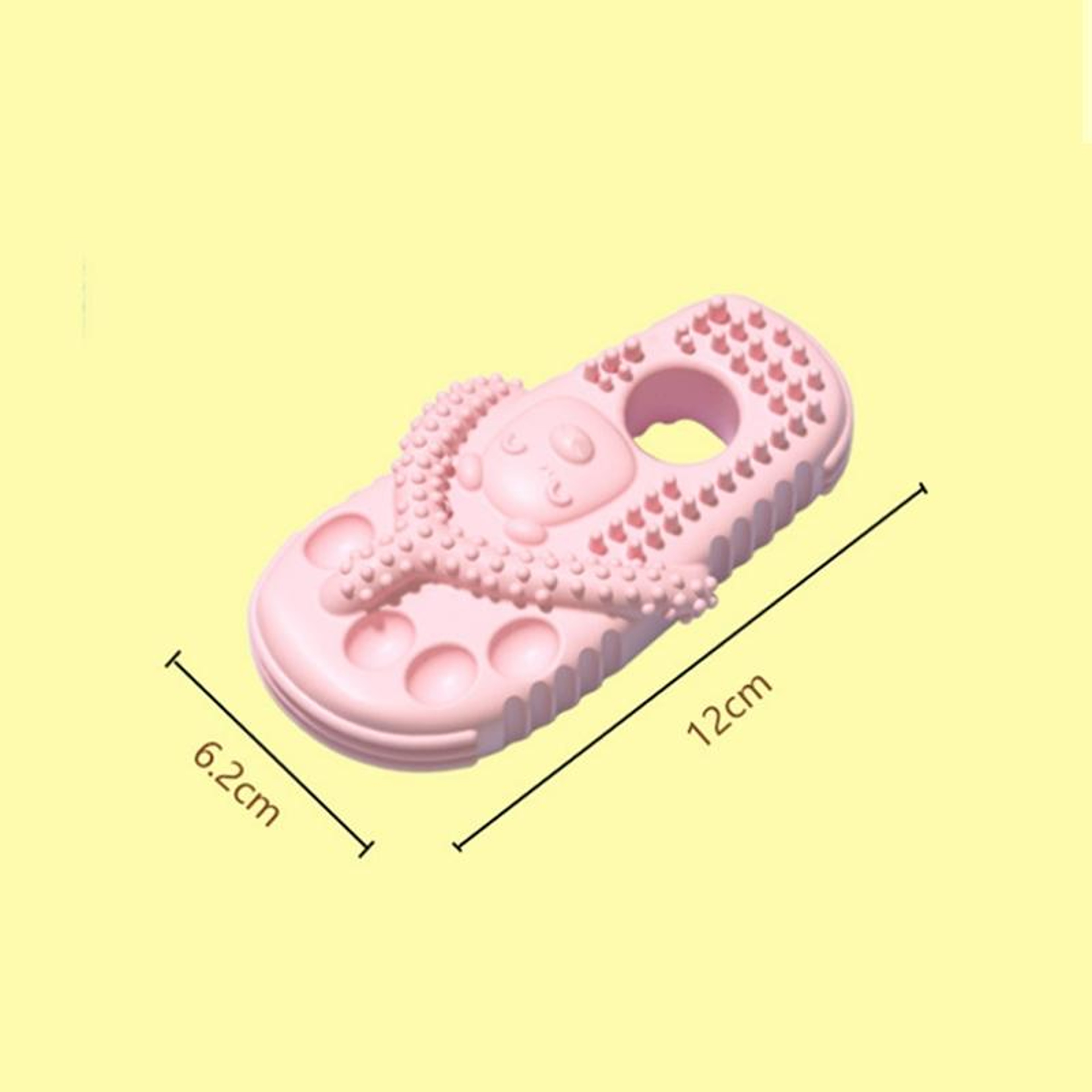 Durable Dog Chew Toy For Teeth Cleaning TPR Slipper Bite Toy 2