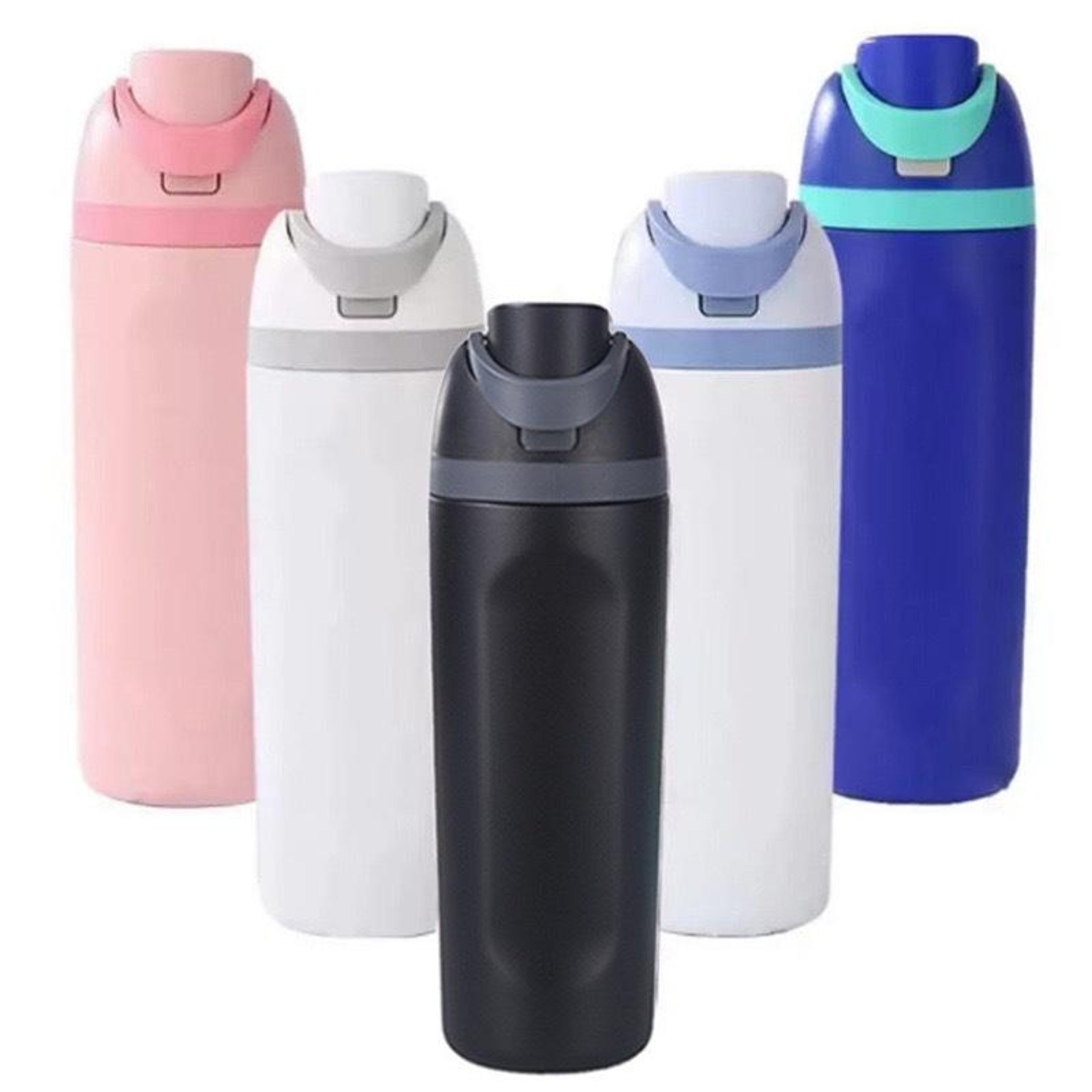LeakProof Replacement Lid For Owala FreeSip Bottle OneButton Open Cap With Carry Loop 0