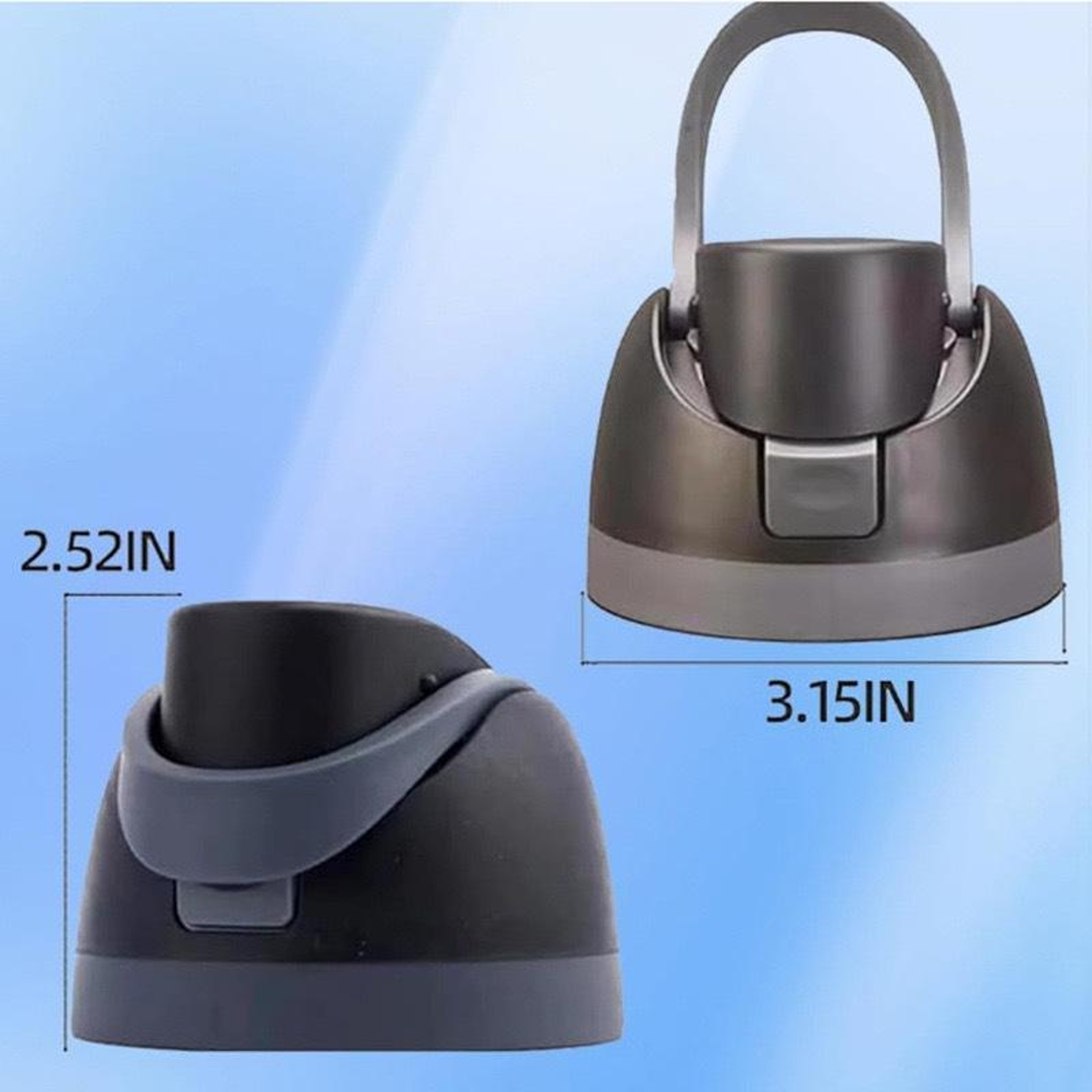 LeakProof Replacement Lid For Owala FreeSip Bottle OneButton Open Cap With Carry Loop 5