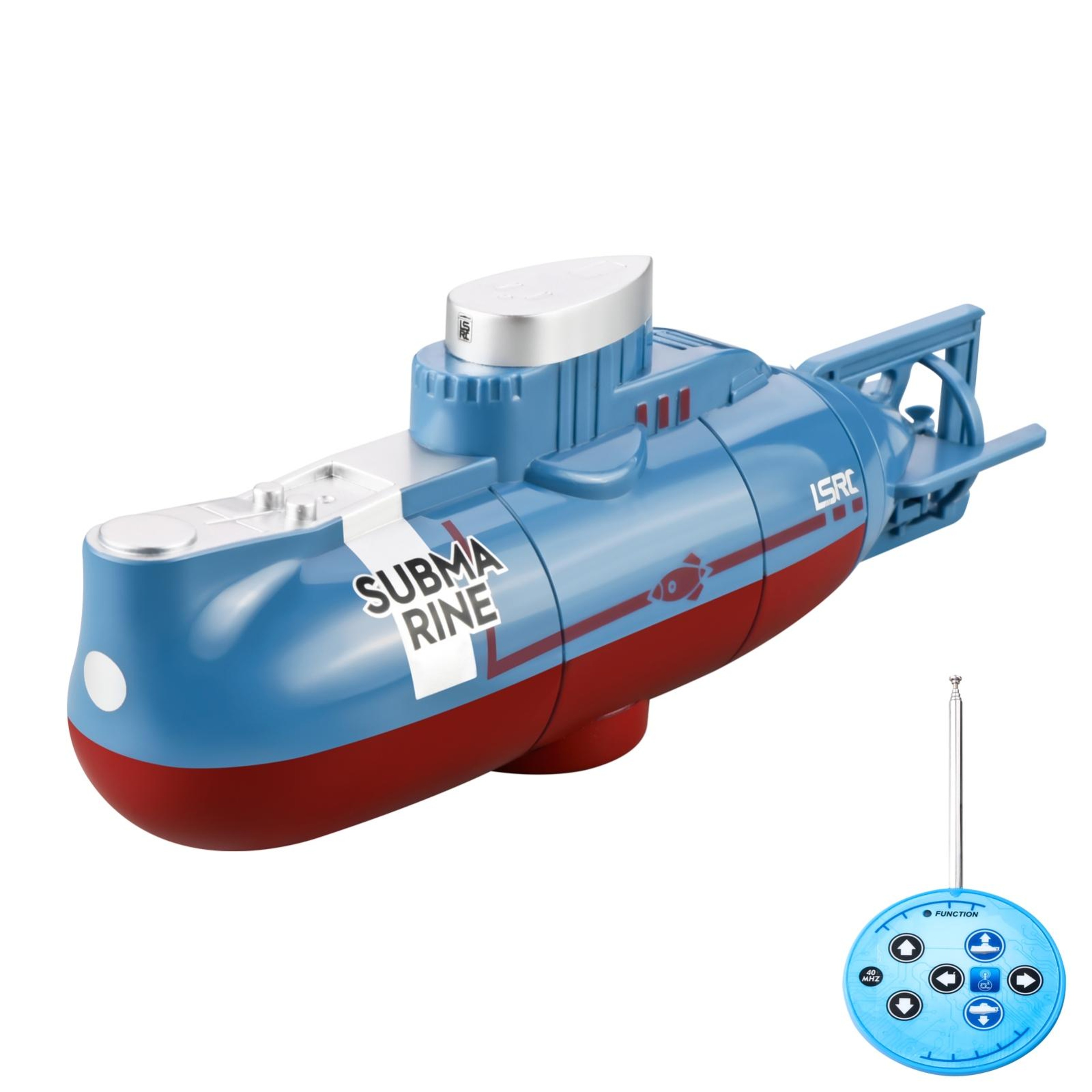 Mini RC Submarine Toy For Kids USB Rechargeable Waterproof Remote Control Submarine 3