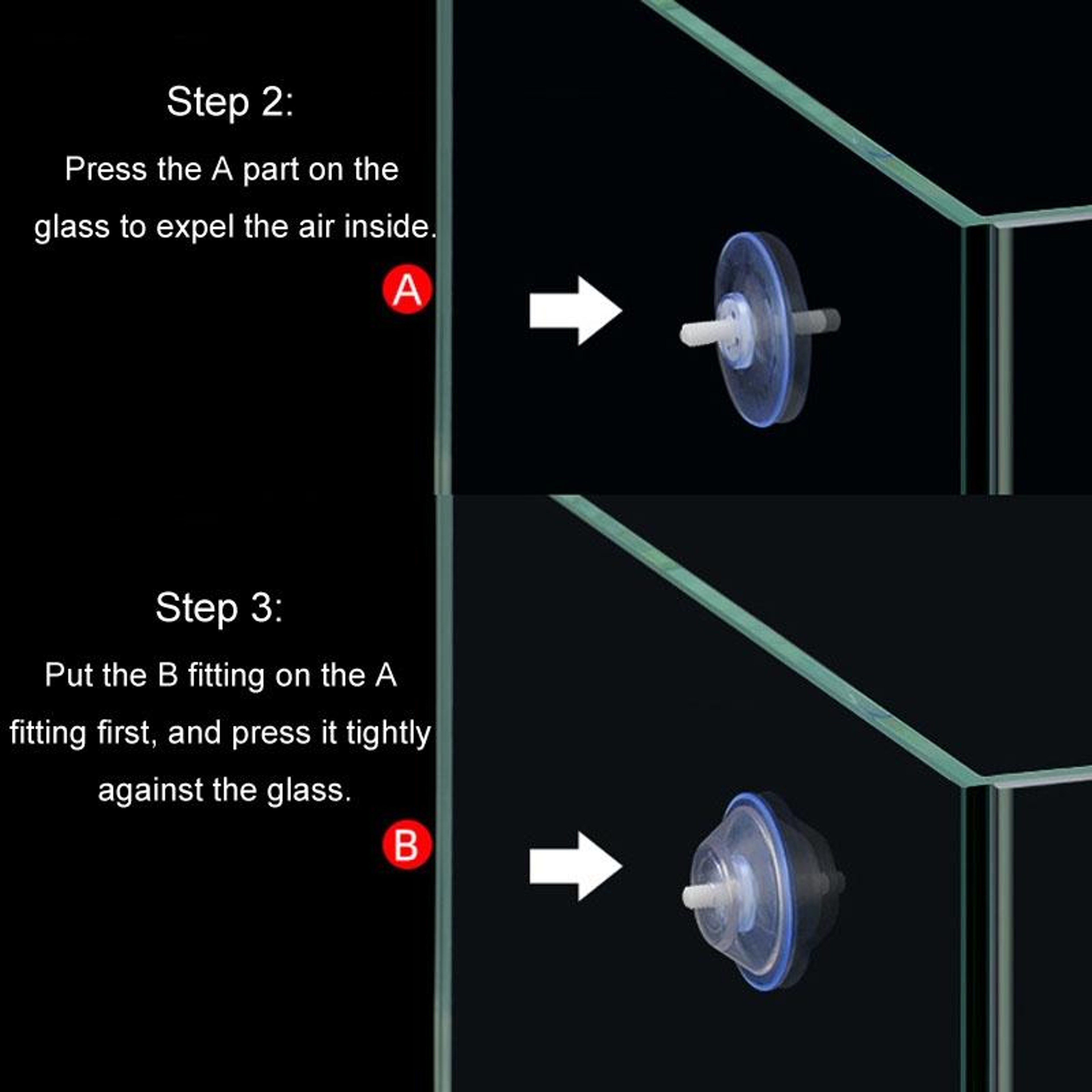 Acrylic Fish Tank Feeder Ring Floating Aquarium Feeding Ring With Suction Cup For Clean Feeding 6
