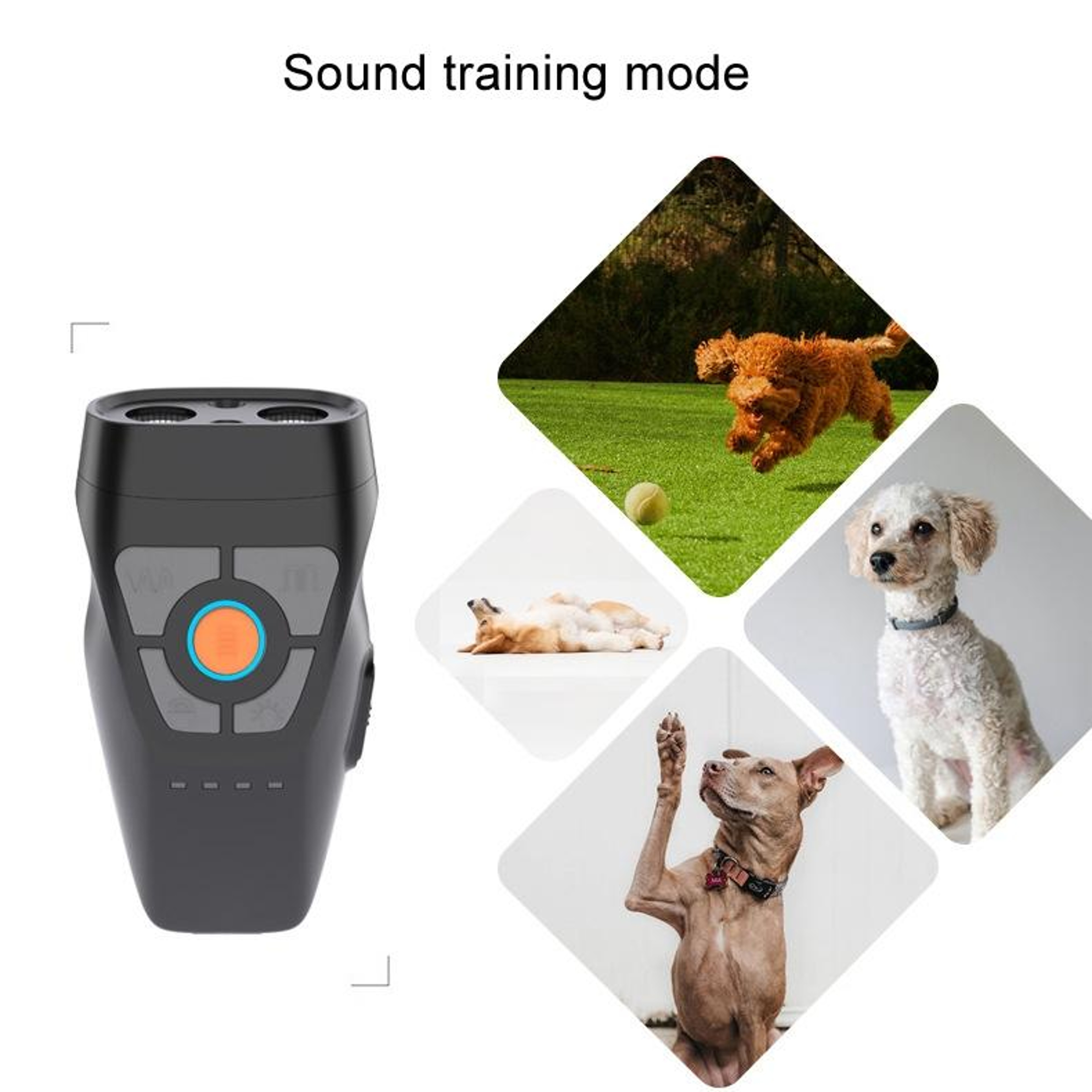 Ultrasonic Dog Repeller  Trainer With Flashlight And Power Bank 5