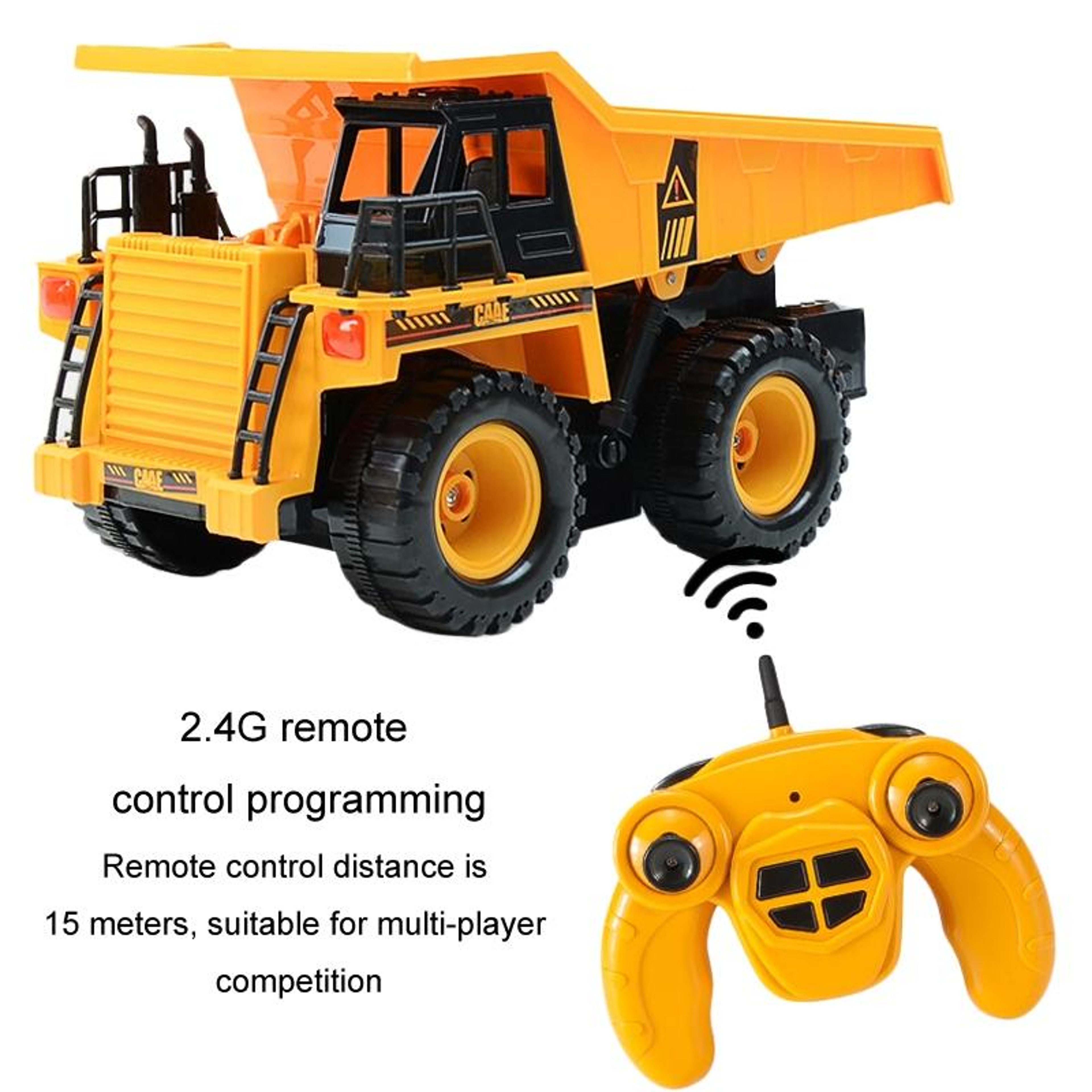 Remote Control Dump Truck Toy with Lifting Bed for Kids Construction Play – view 6