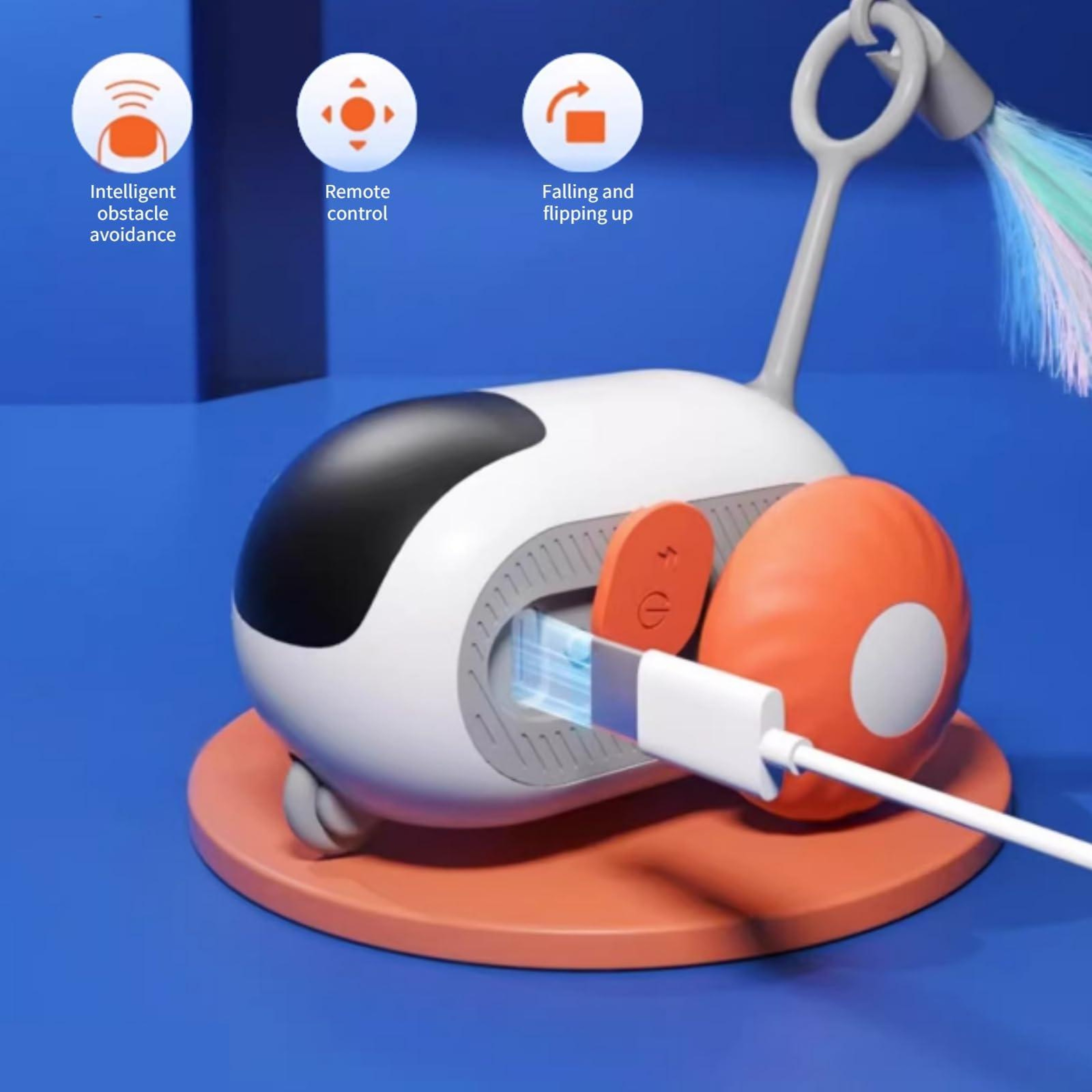 Smart Interactive Cat Toy Car With Remote Control And Motion Sensor Play 7