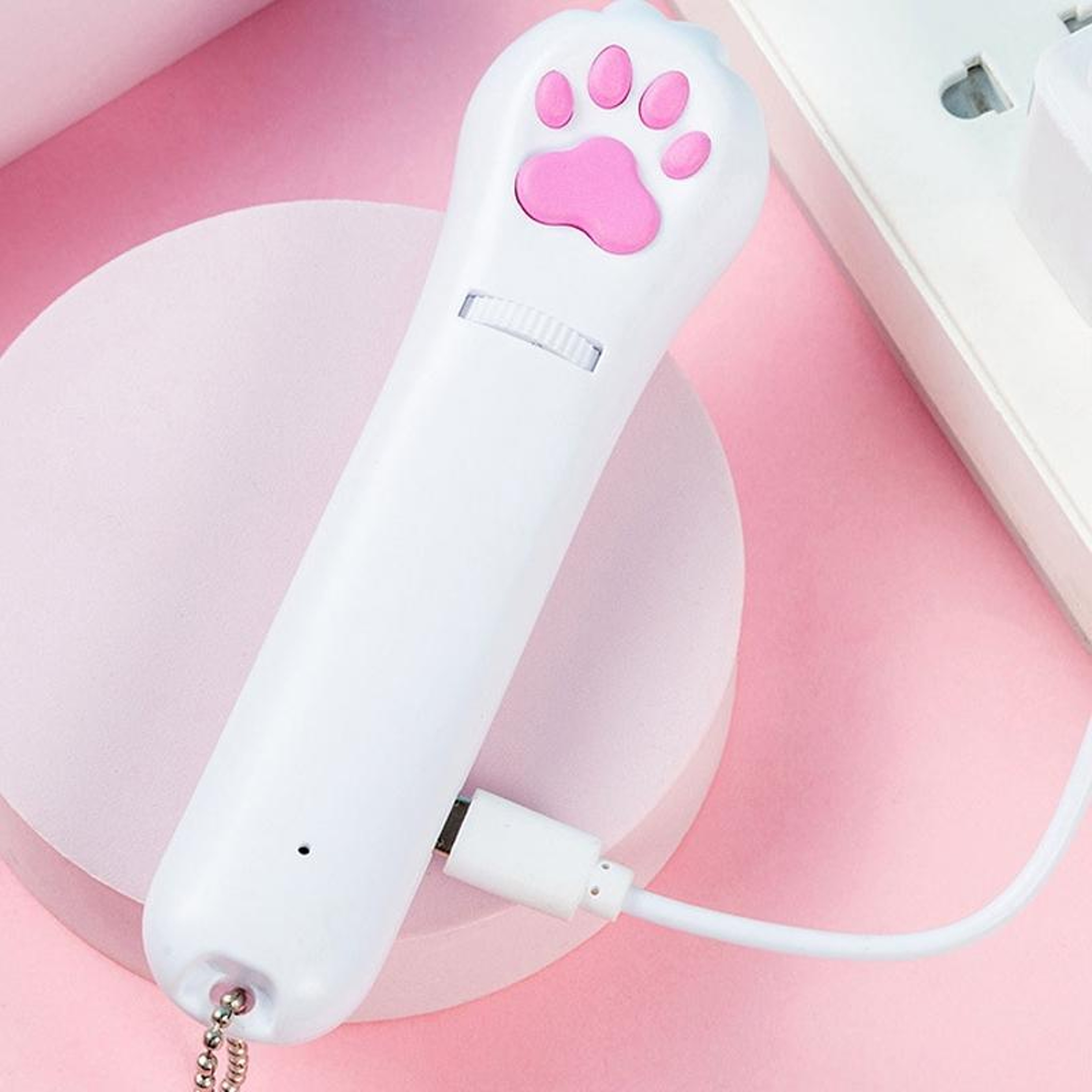 Smart LED Cat Laser Toy Projector USB Rechargeable Interactive Cat Toy 5
