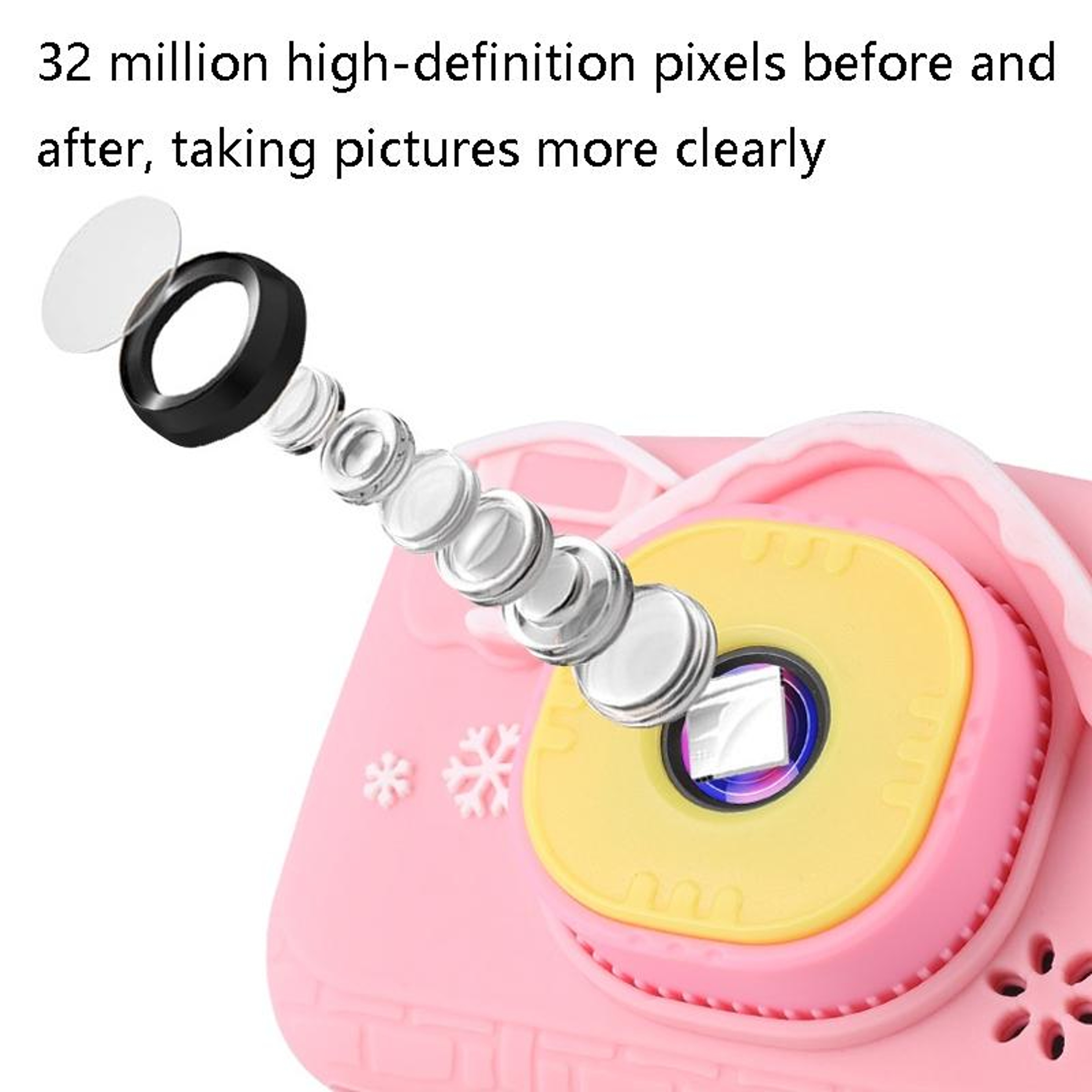 HD Kids Digital Camera Toy with Games and Dual Lens Mini Camera for Children – view 3