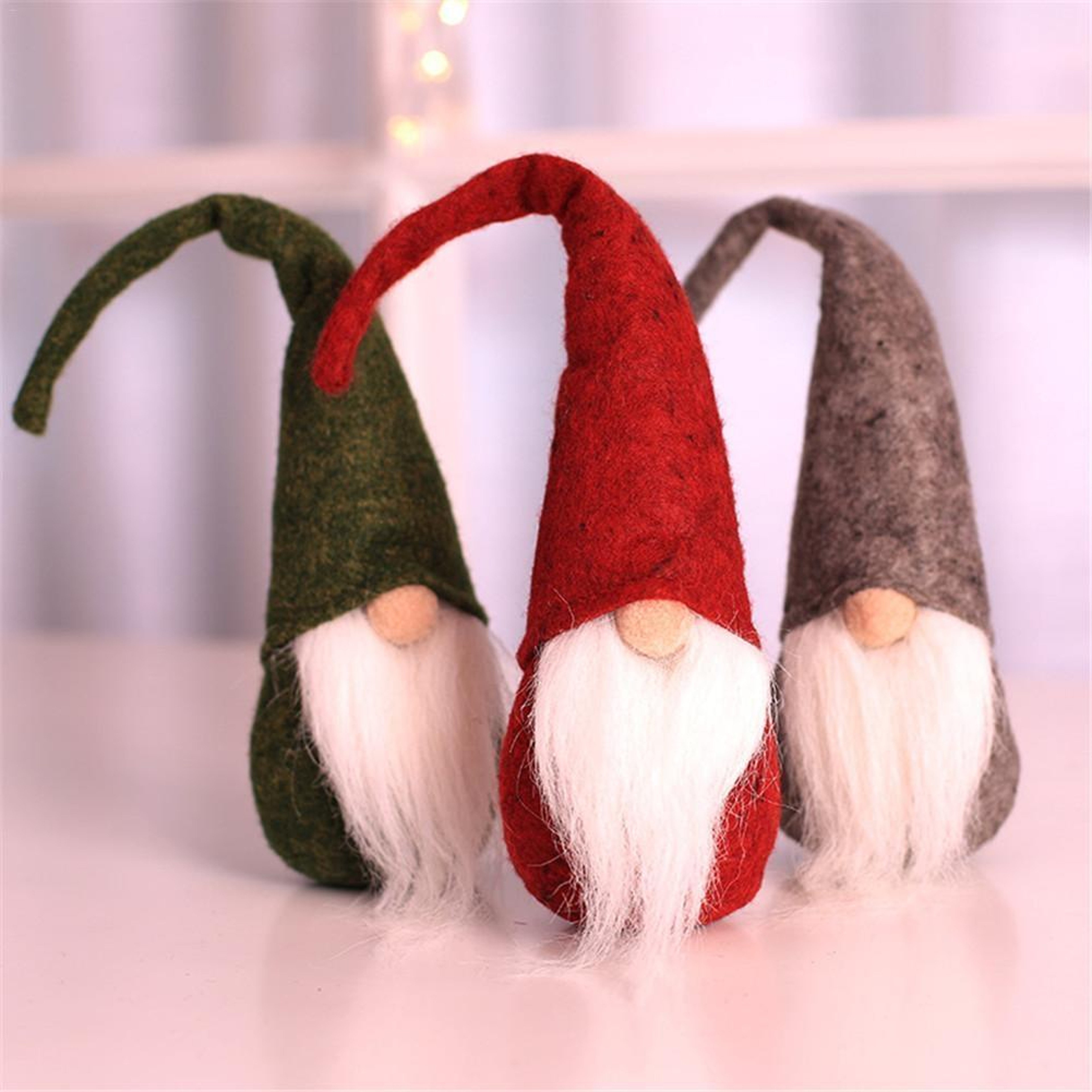 Christmas Gnome Doll Decoration Mini Santa Plush Holiday Ornament Gift 1