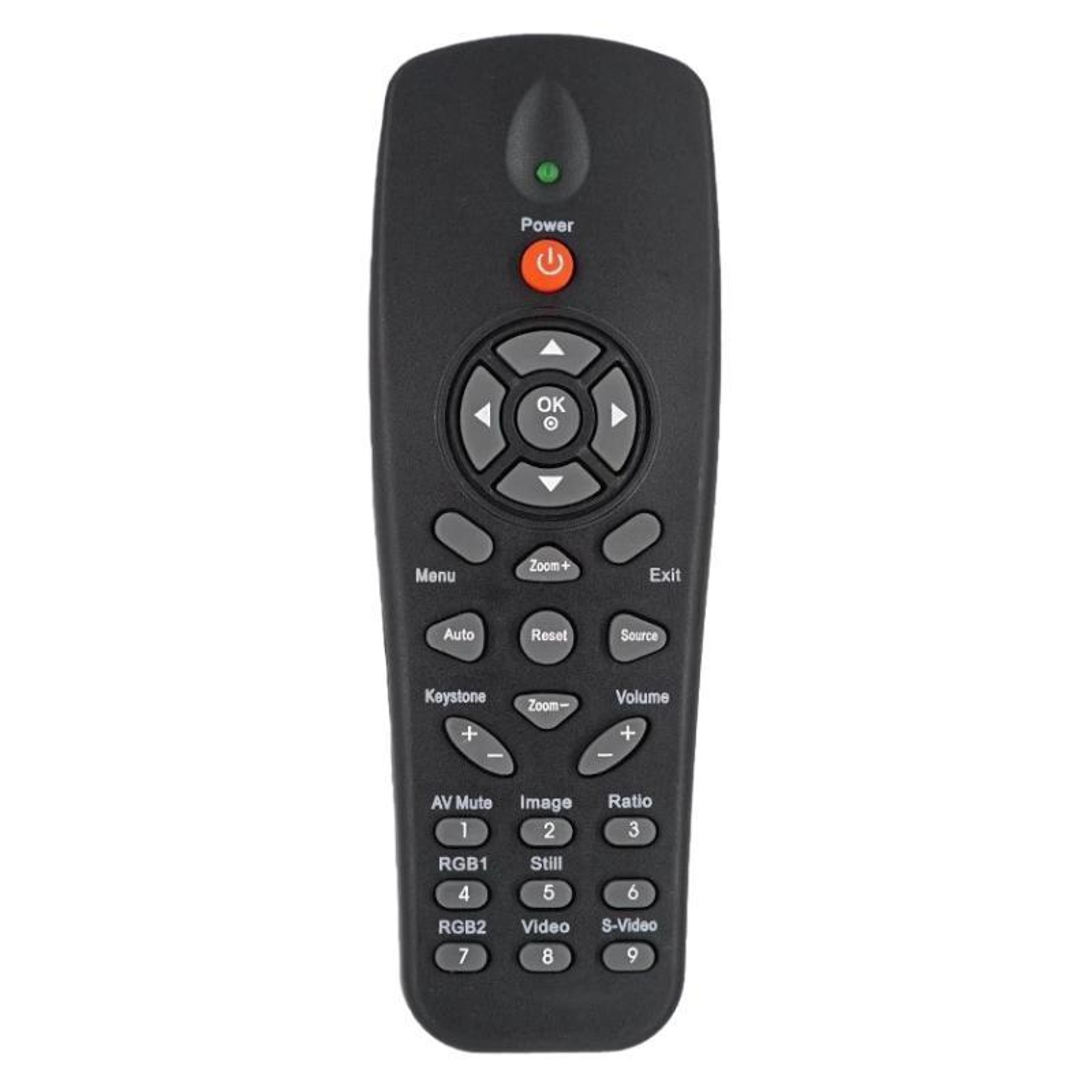 UPR107 Optoma Projector Remote Replacement Fast Response Control – view 1