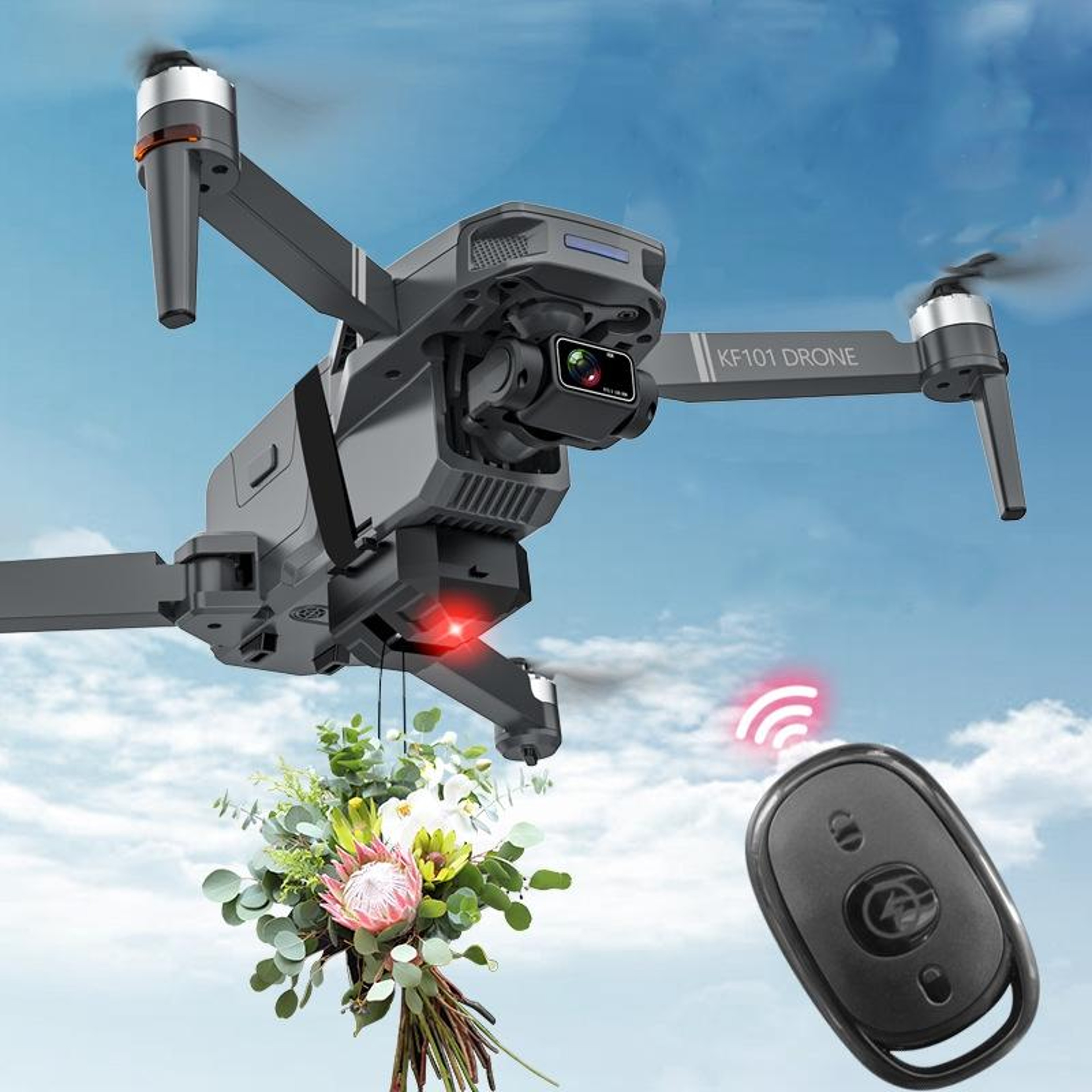 Universal Drone Payload Dropper Kit With Remote Control For Delivery  Aerial Release 0