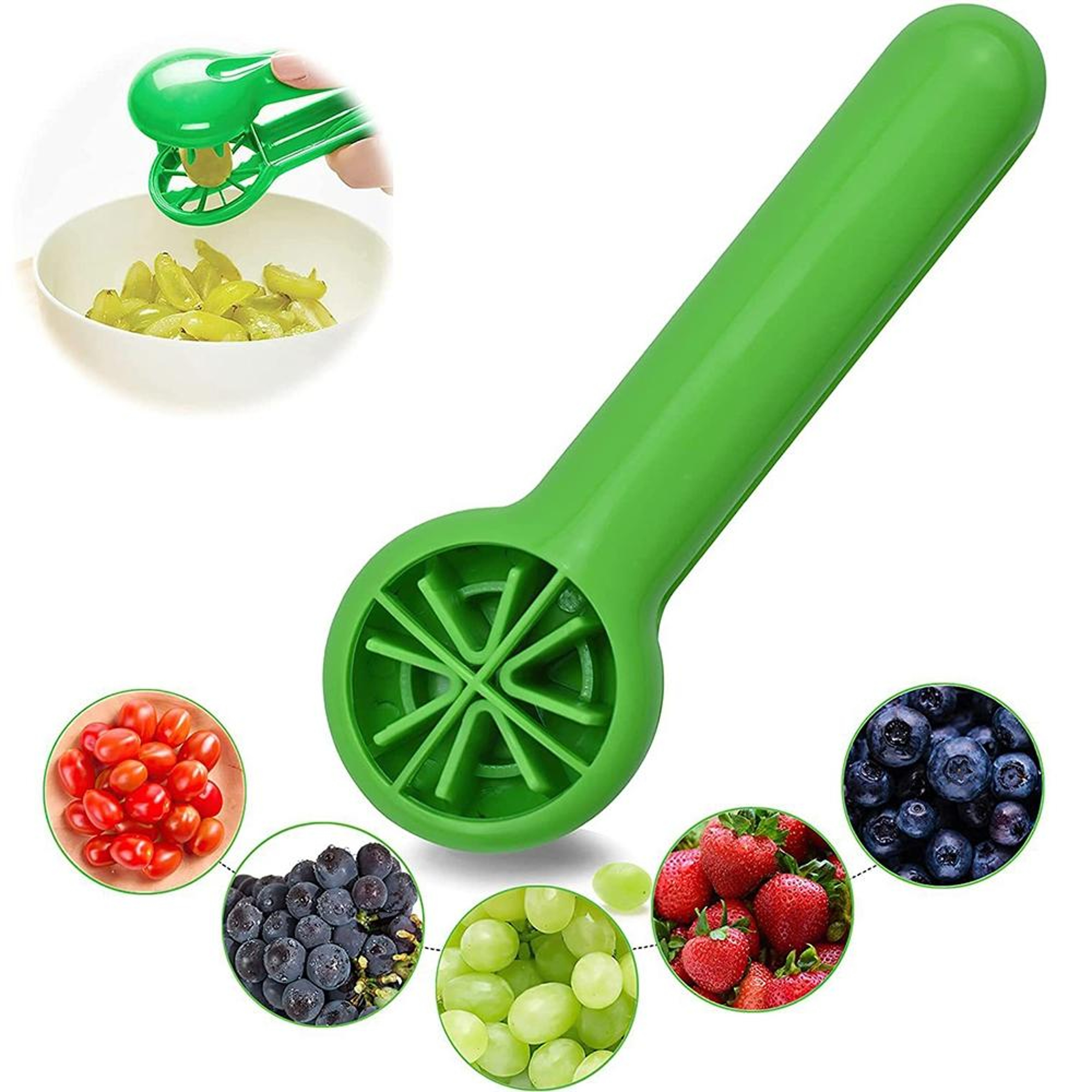 Quick Slice Fruit Slicer for Grapes and Strawberries – view 1