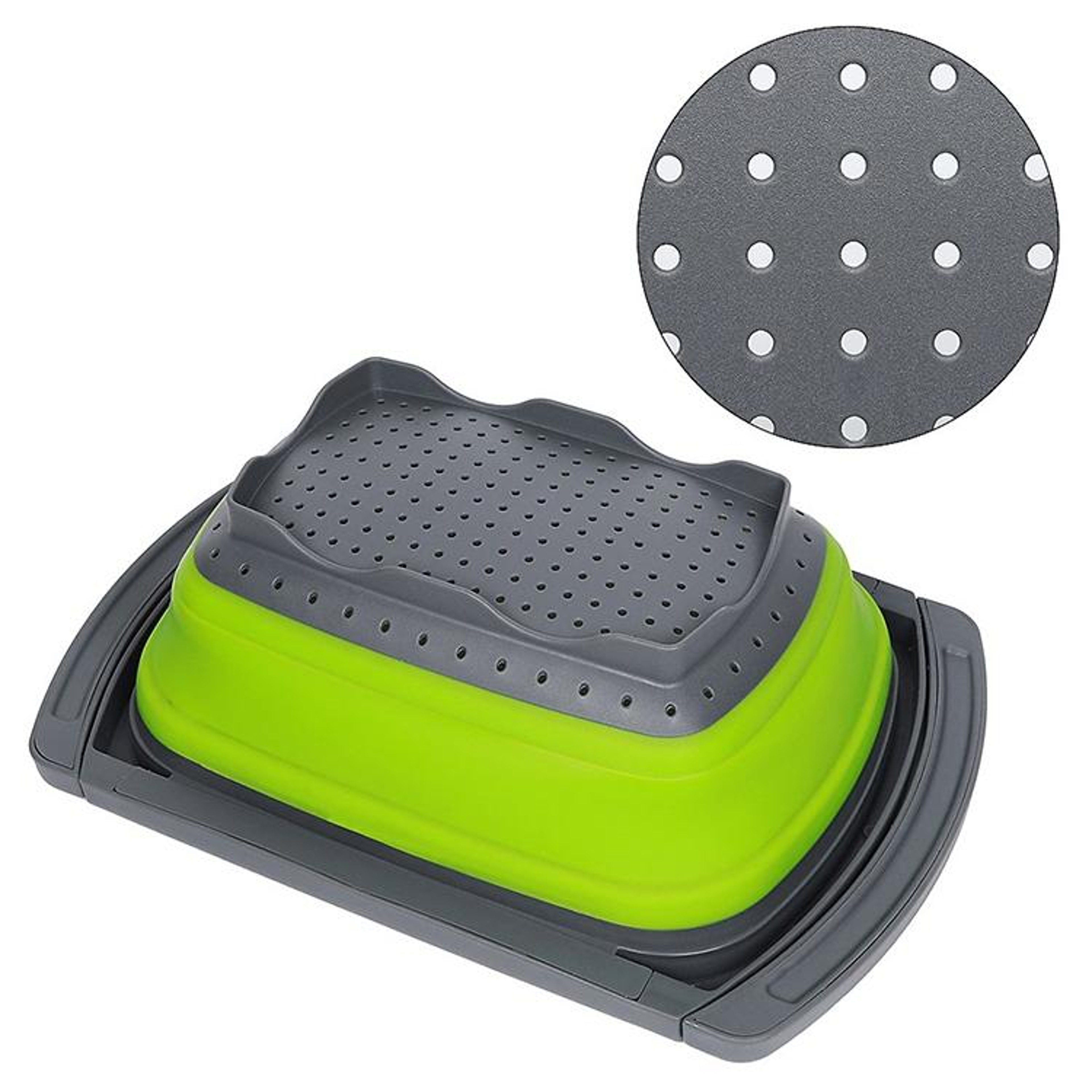 Retractable Sink Colander Basket For Kitchen Adjustable Vegetable Washing Strainer 4