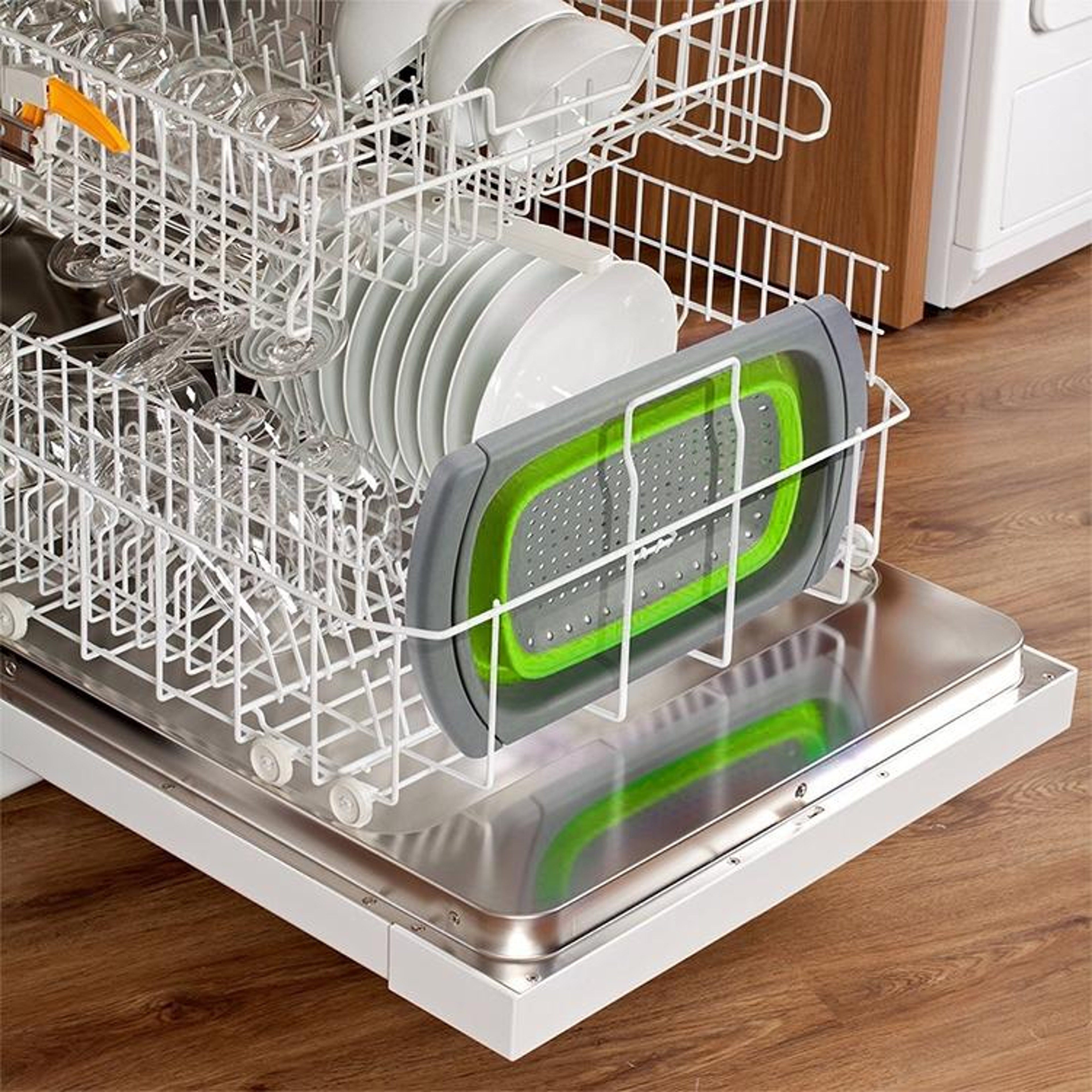 Retractable Sink Colander Basket For Kitchen Adjustable Vegetable Washing Strainer 5