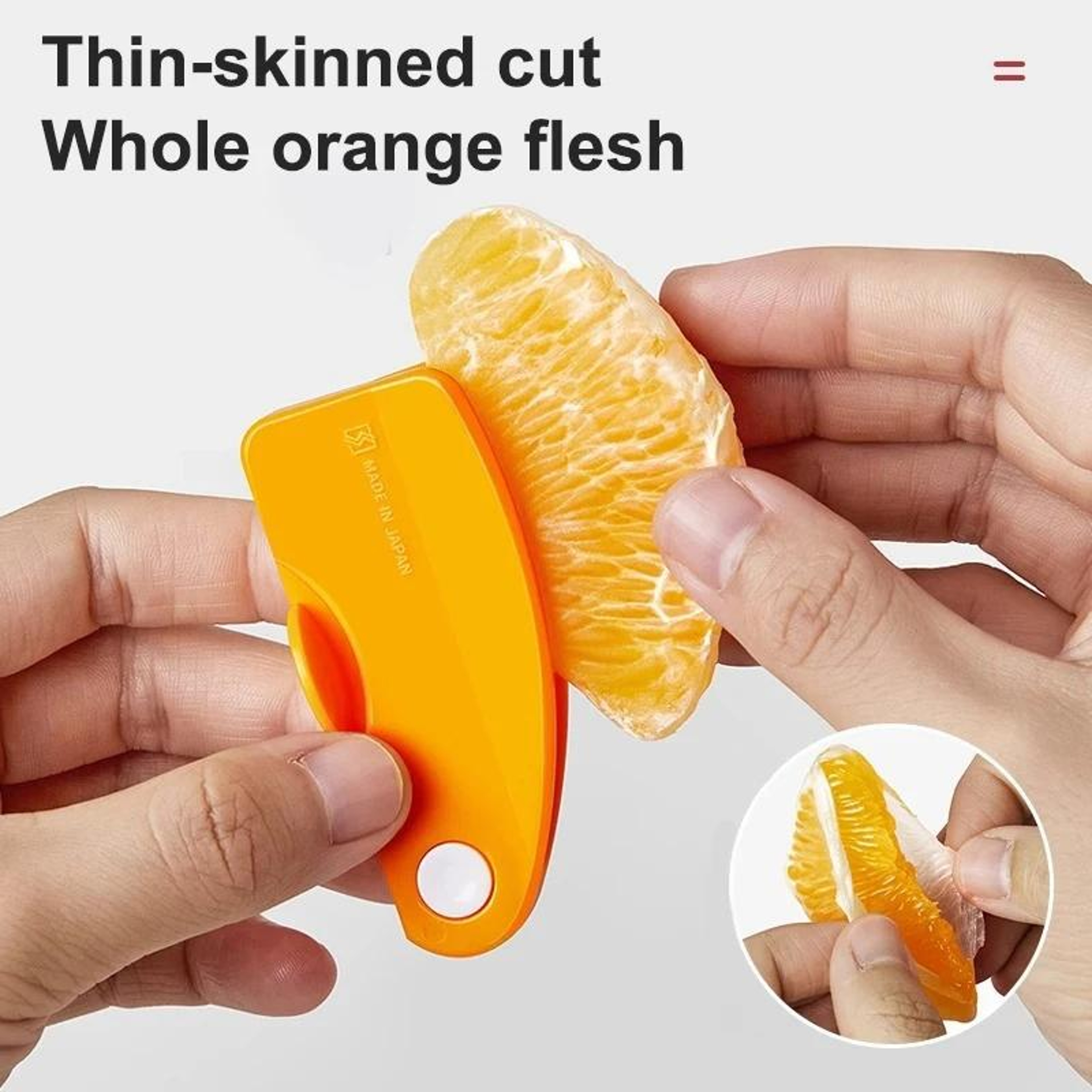 Foldable Orange Peeler Tool For Easy Citrus Peeling And Clean Hands 3