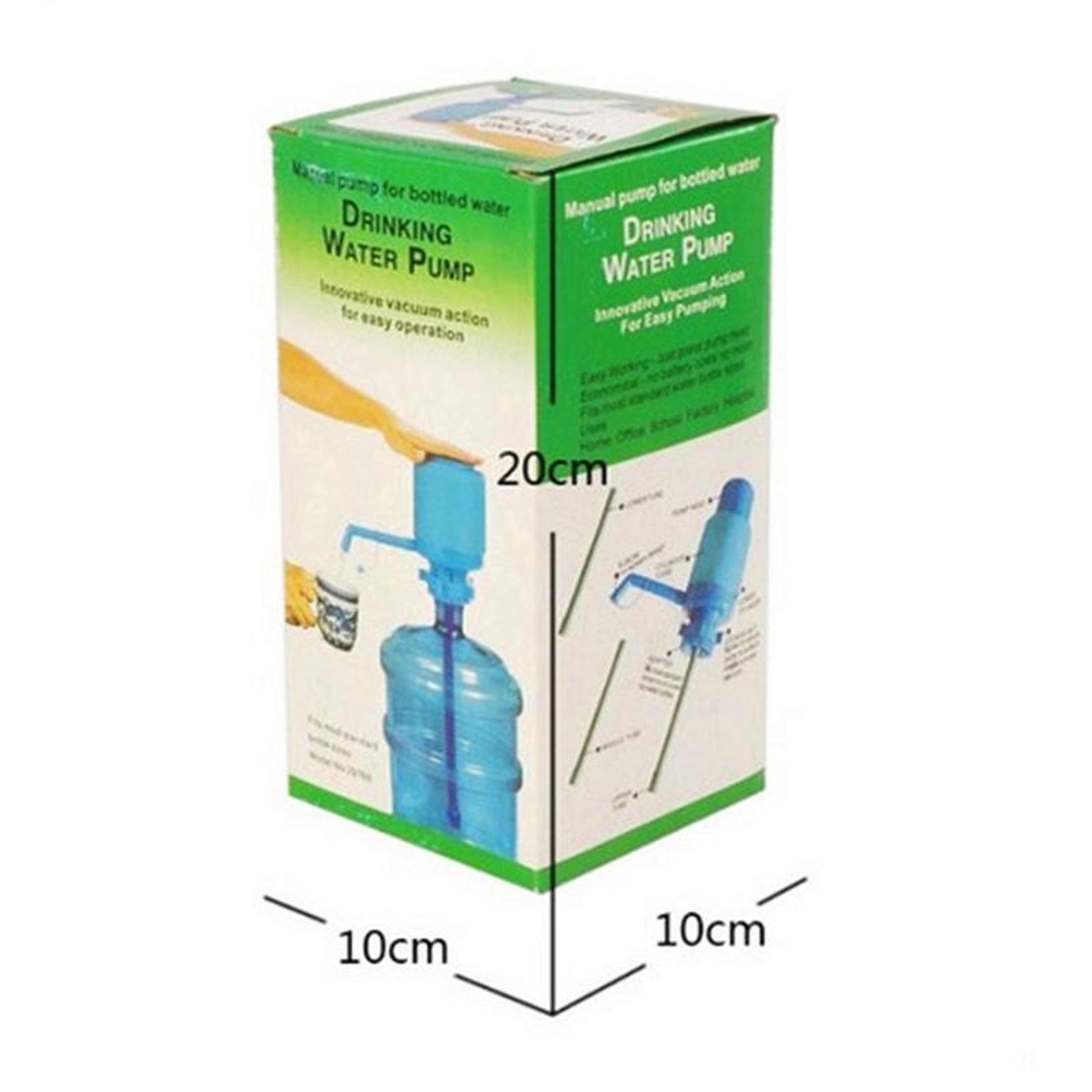 Manual Water Bottle Pump Dispenser Portable Hand Press Drinking Water Pump 3