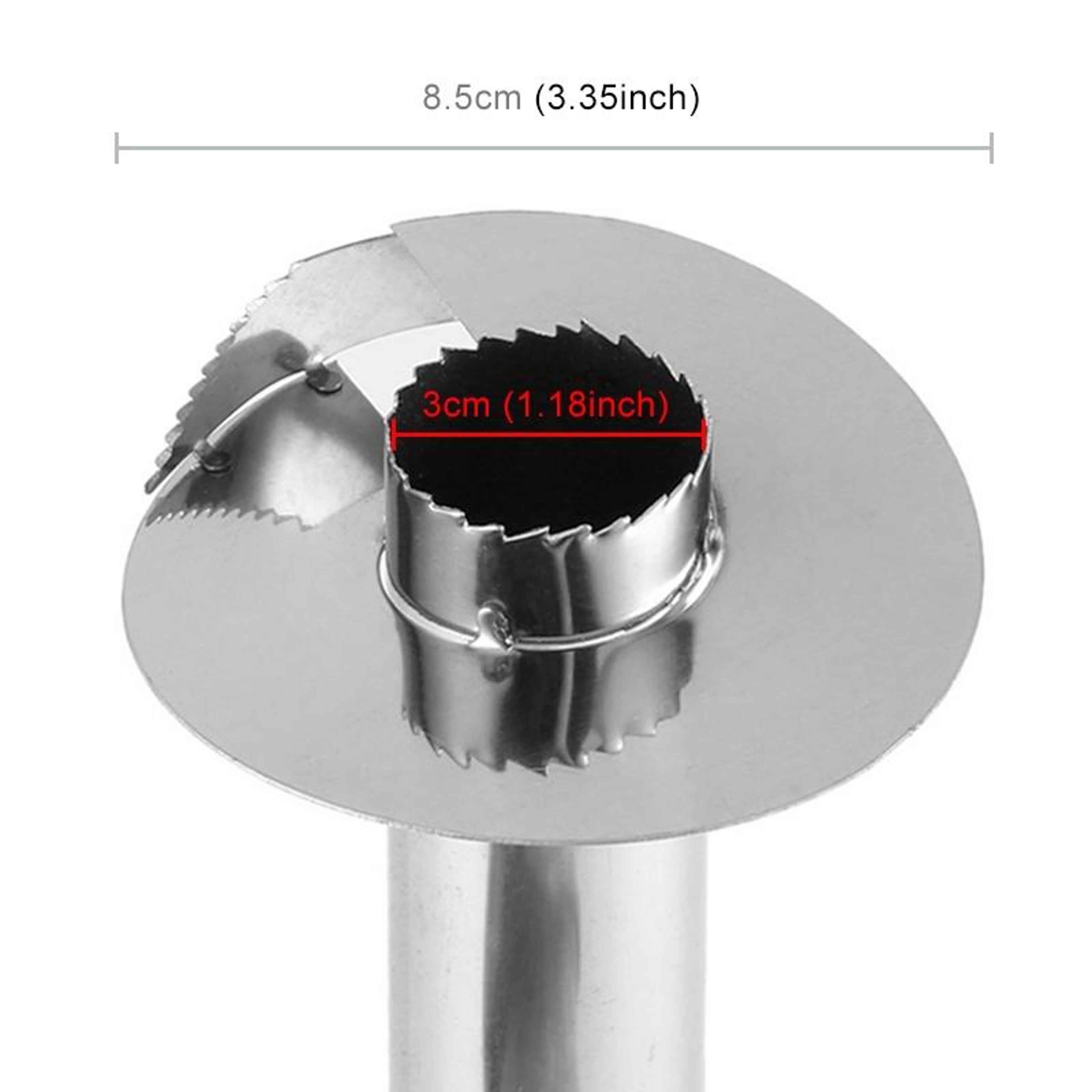 Stainless Steel Pineapple Corer Slicer Easy Fruit Cutter Tool 6