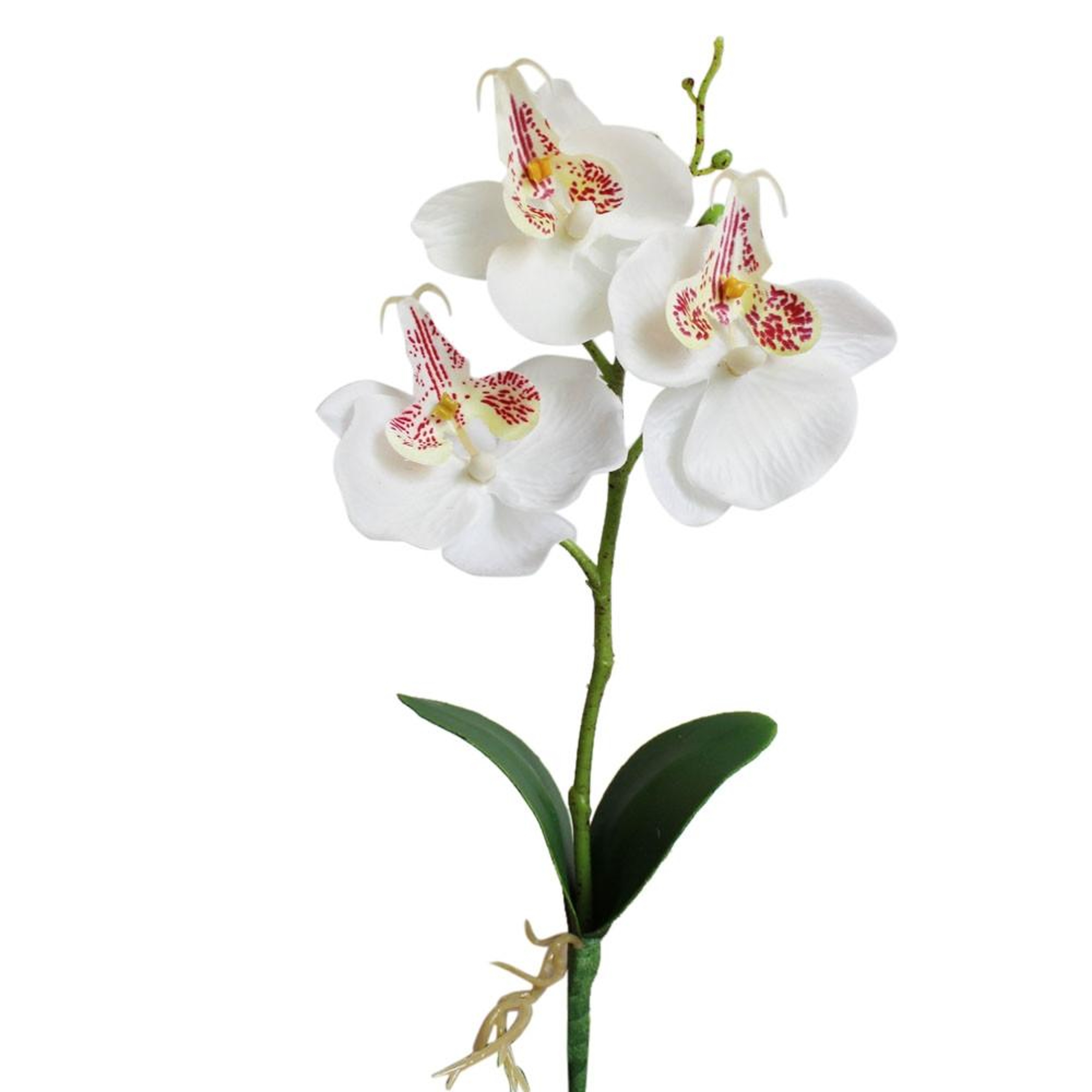 Artificial Orchid Plant In Ceramic Pot Decorative Potted Flowers For Home Office Decor 4