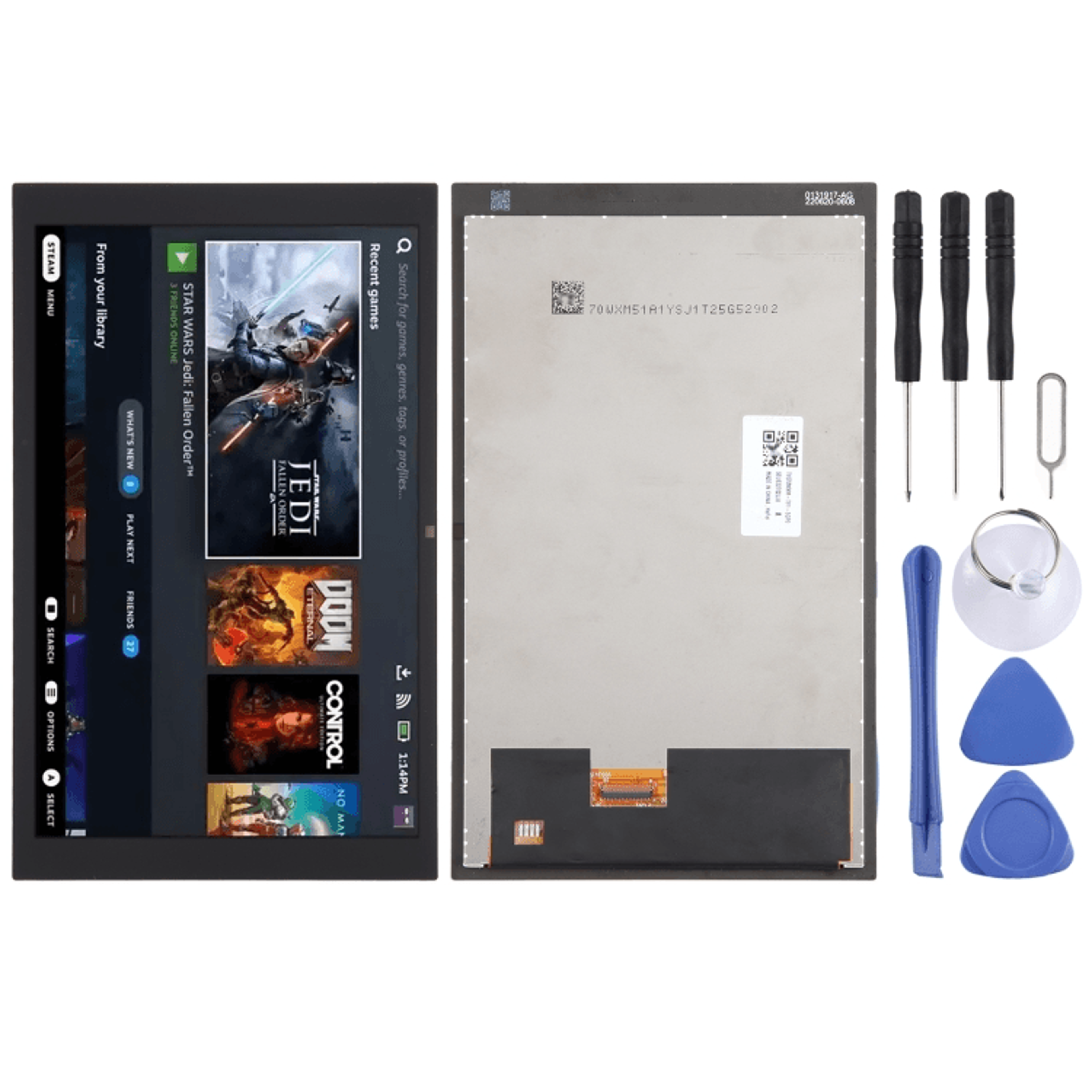 Steam Deck Screen Replacement LCD Digitizer Assembly Full Display Repair Kit 7