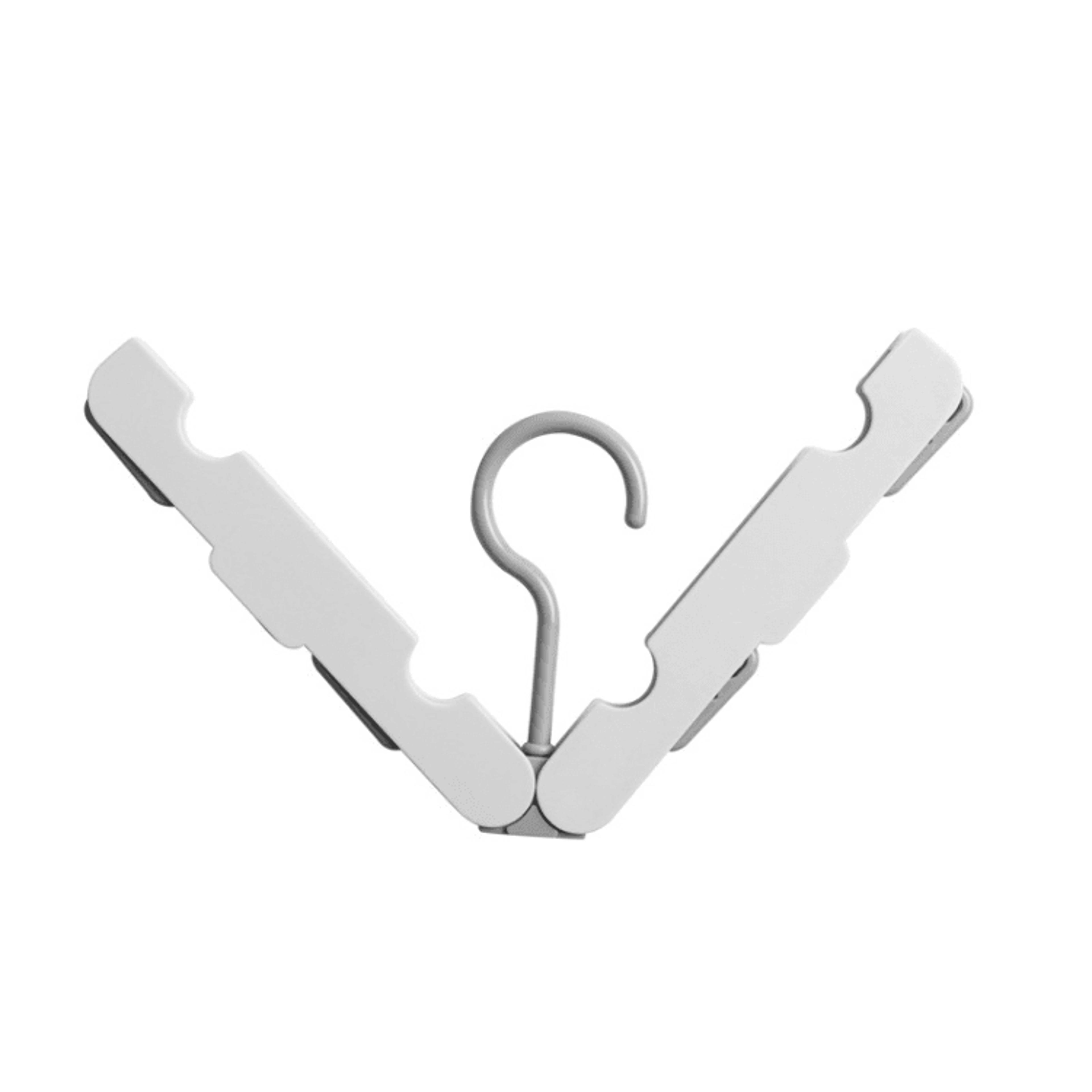 Portable Foldable Travel Clothes Hanger AntiSlip Windproof Laundry Rack 8