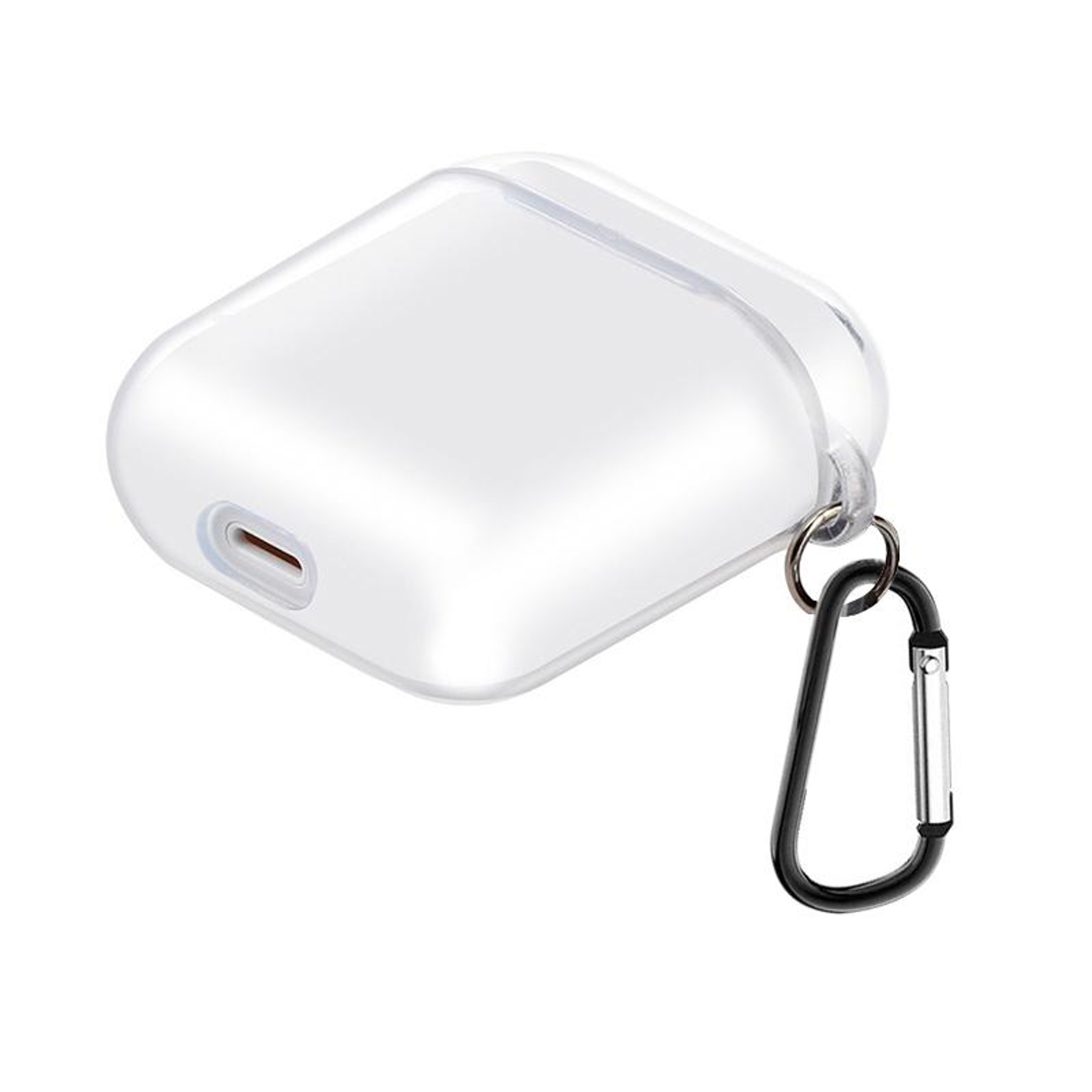 Clear AirPods Case with Keychain Hook Protective Cover – view 2