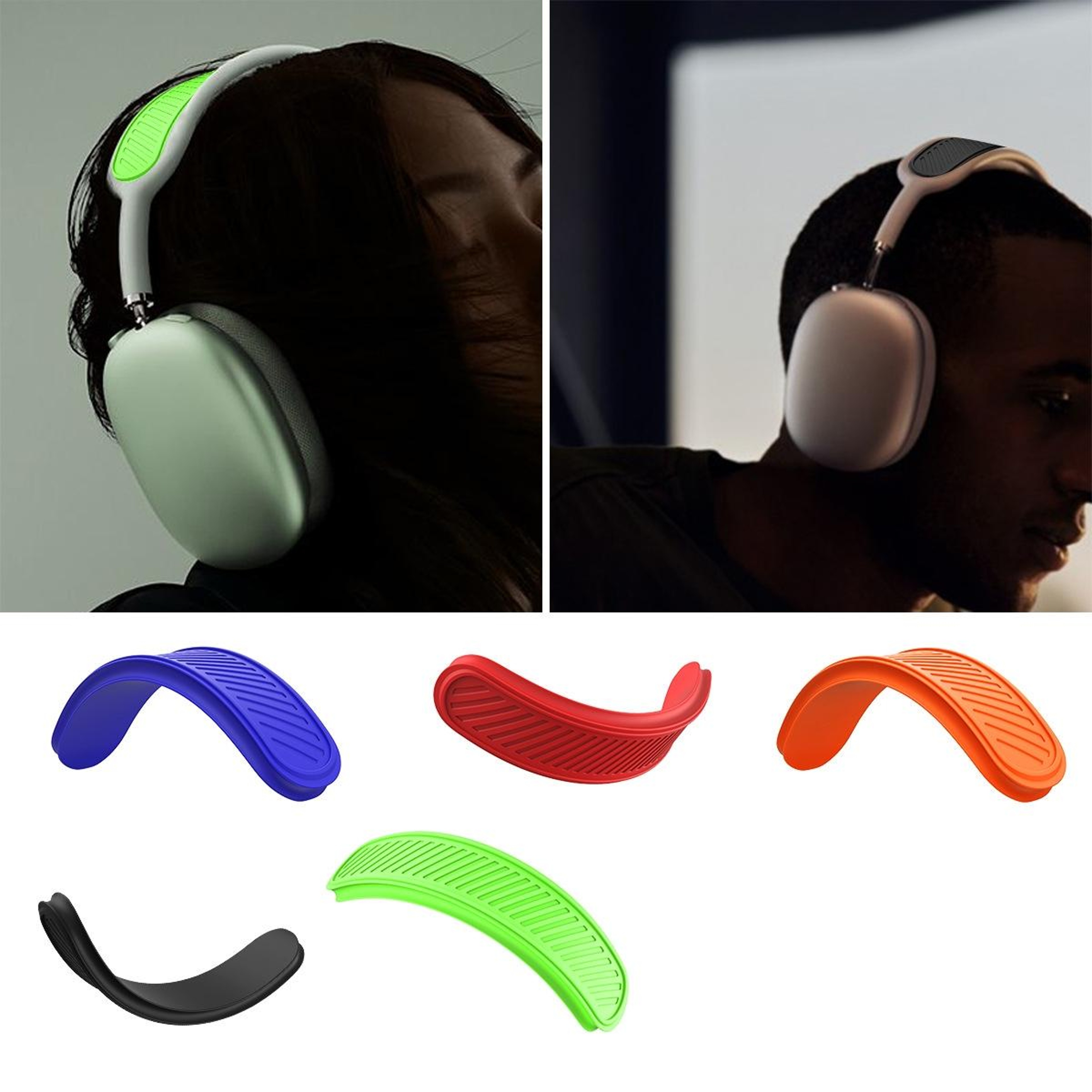 AirPods Max Silicone Case With Headband Cover Protective Skin 0