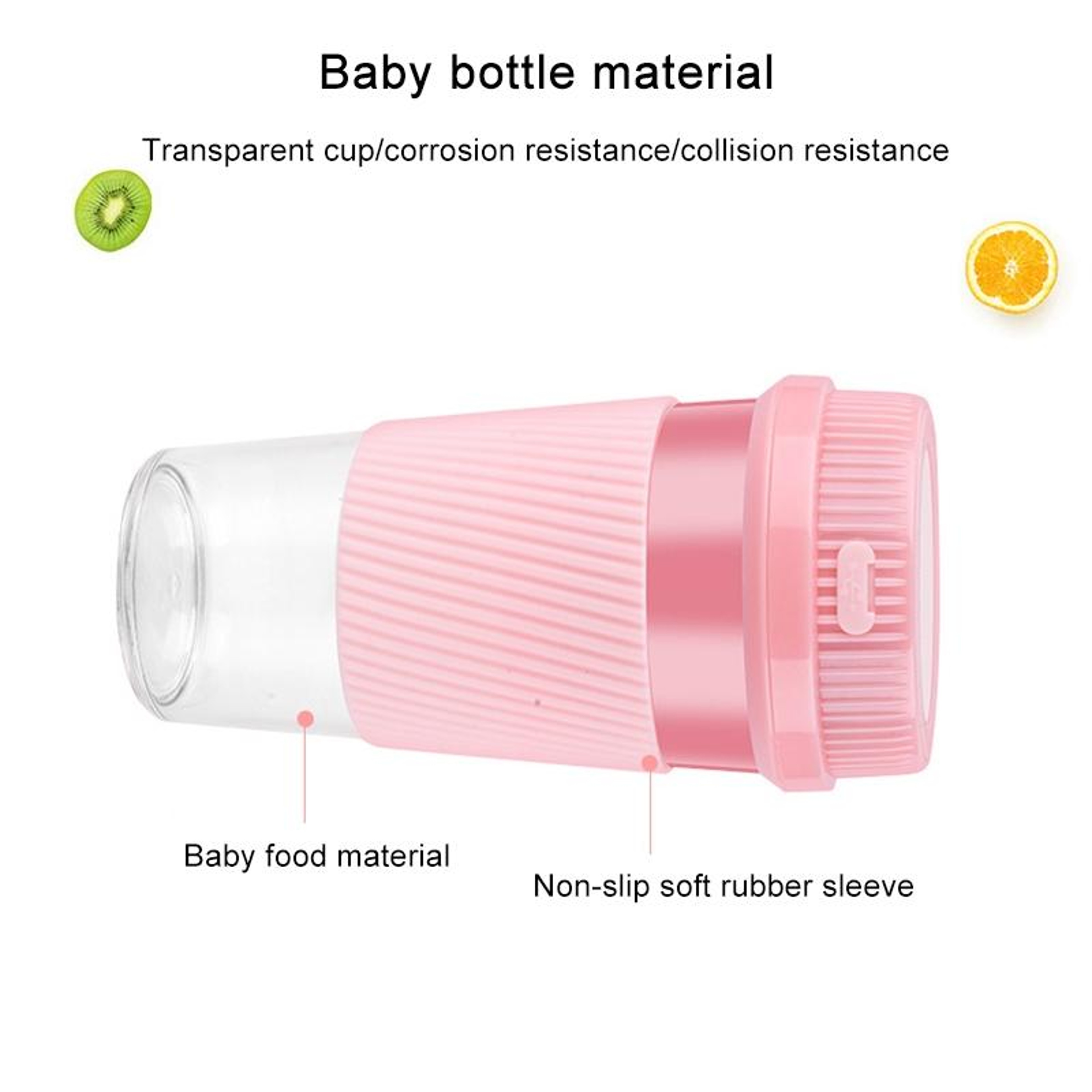 Portable USB Rechargeable Mini Blender Compact Personal Fruit Smoothie Juicer Cup 7