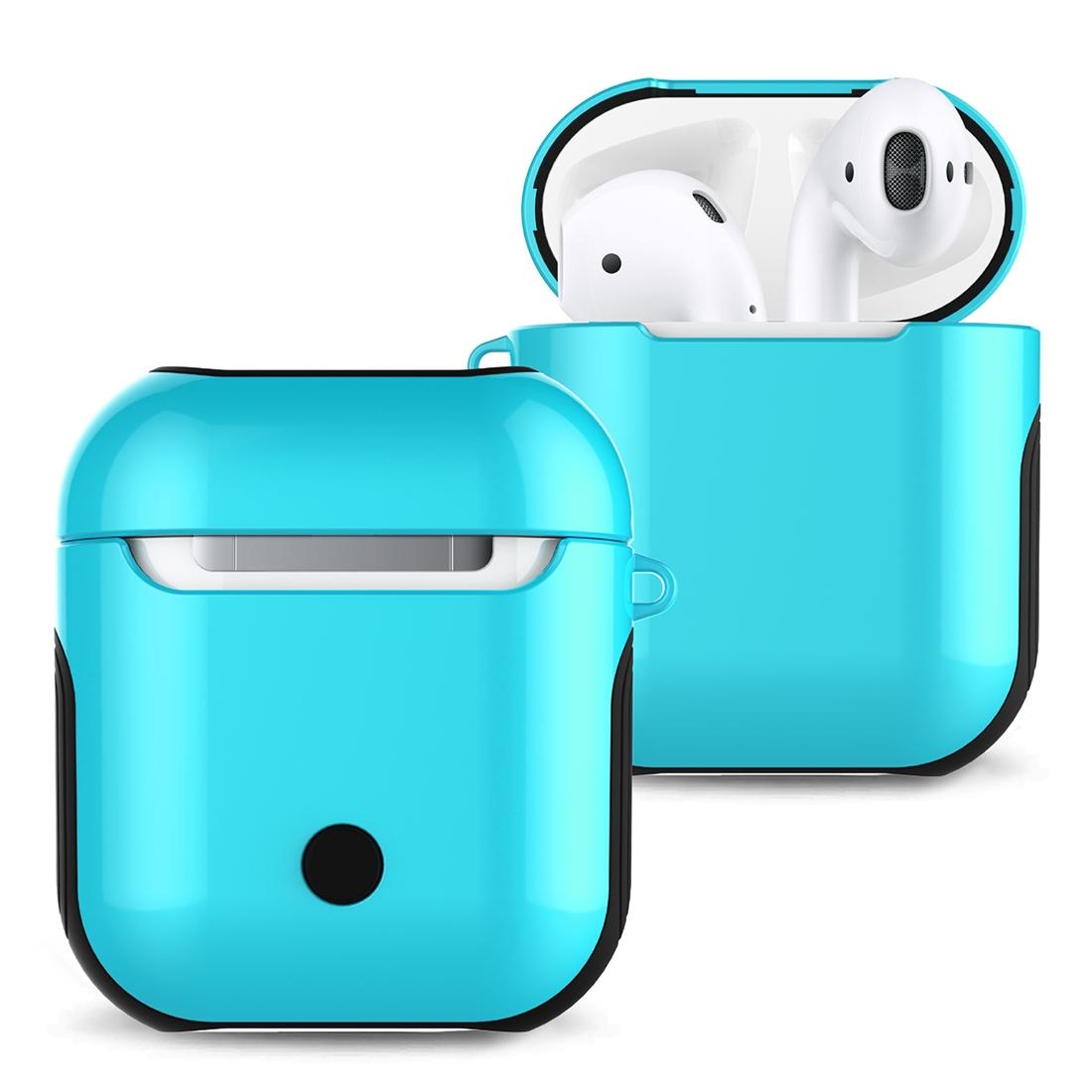 AirPods Case Hard Shell Protective Cover With Keychain 10