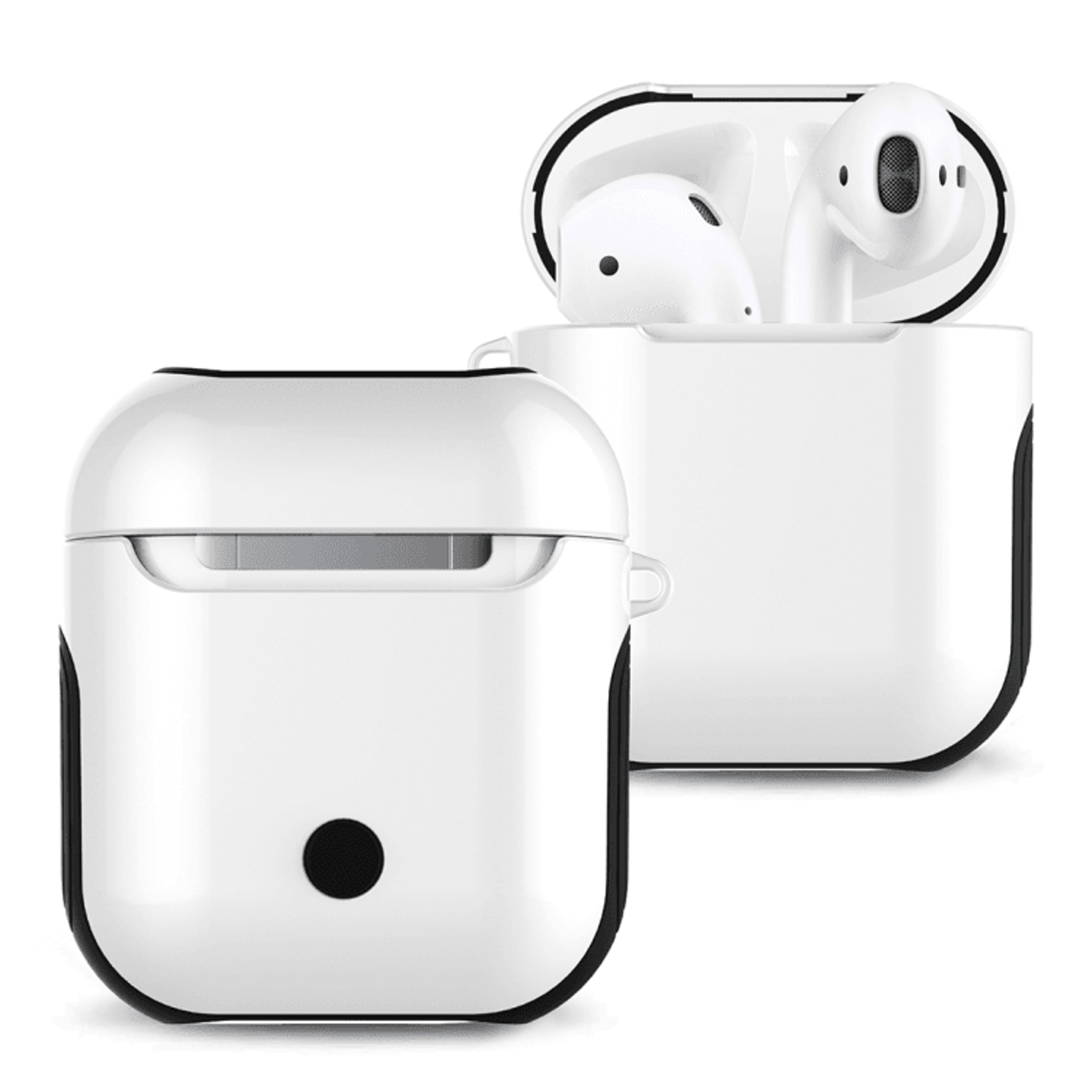 AirPods Case Hard Shell Protective Cover With Keychain 11