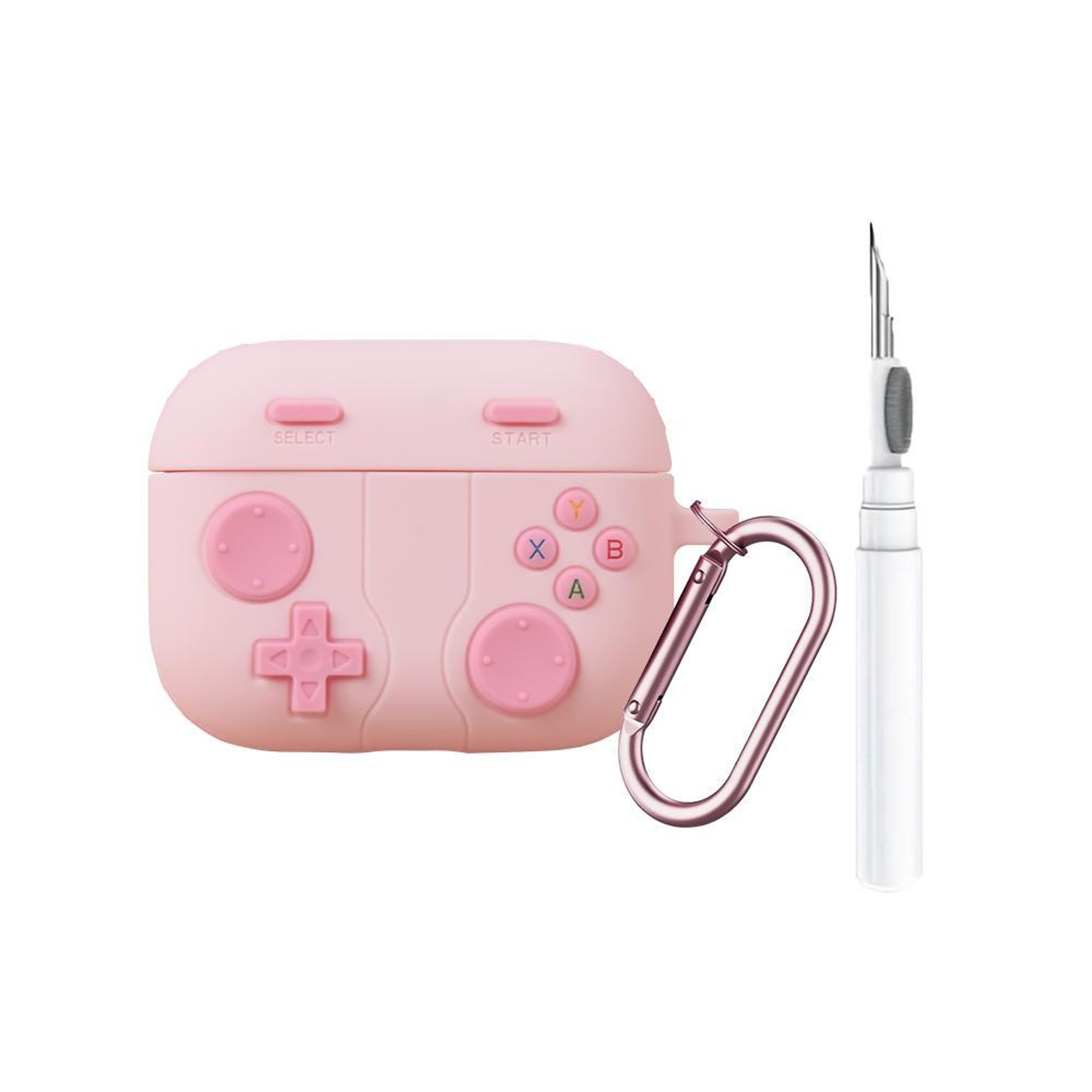 Retro Game Console AirPods Pro Case With Cleaning Pen Silicone Protective Cover 9
