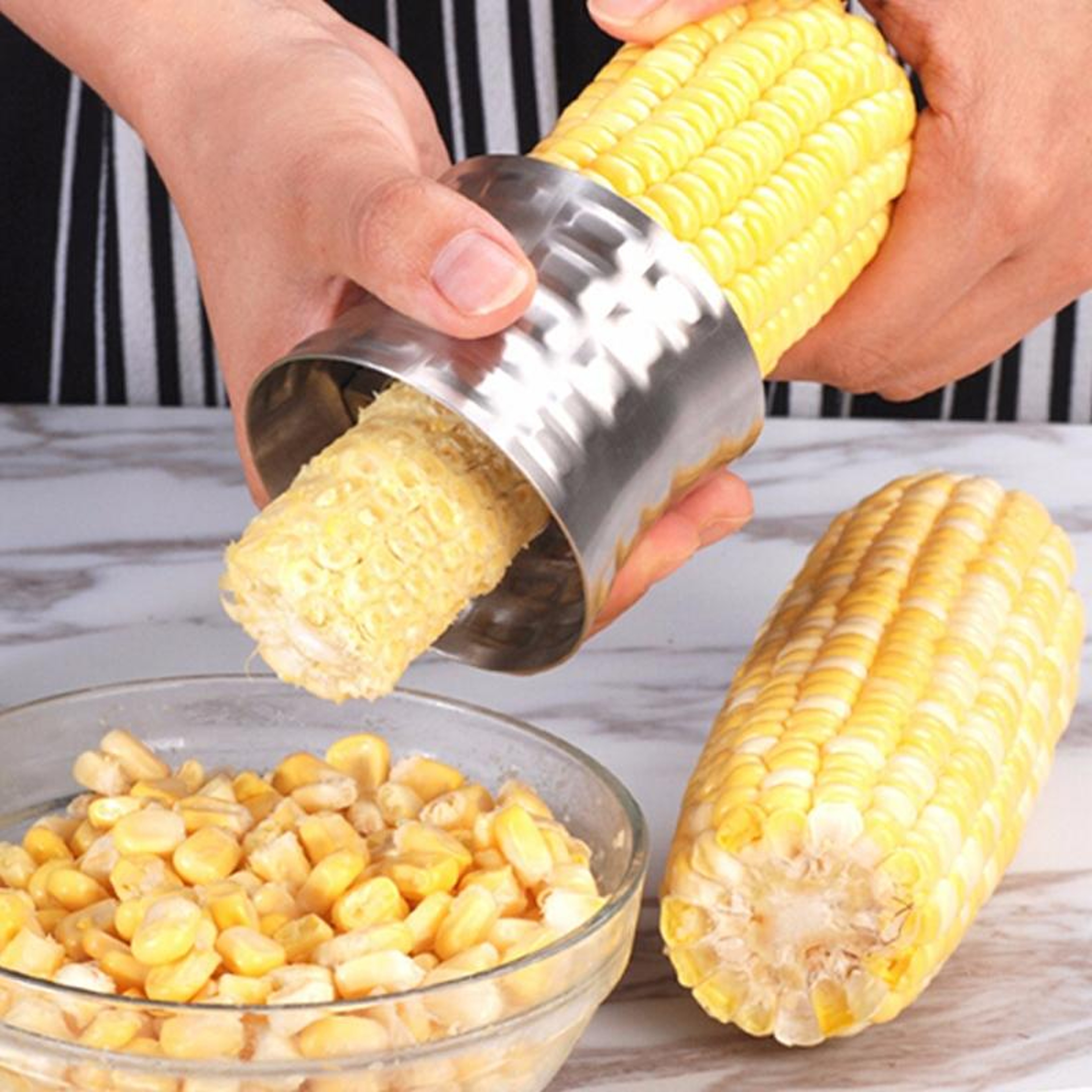 Stainless Steel Corn Stripper Tool for Fast Kernel Removal – view 10