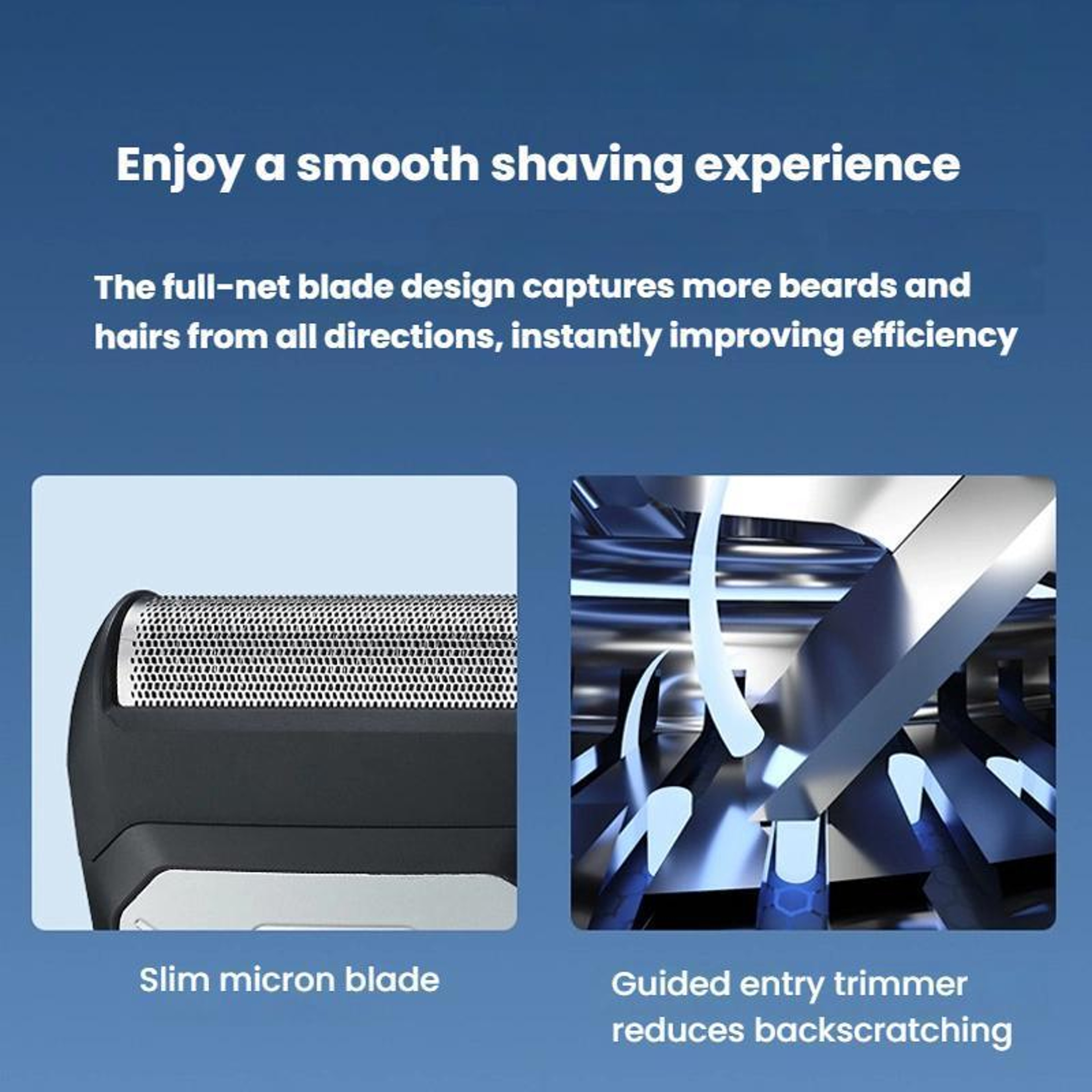 Rechargeable Electric Shaver For Men With Pop Up Trimmer  Wet Dry Shaving 4