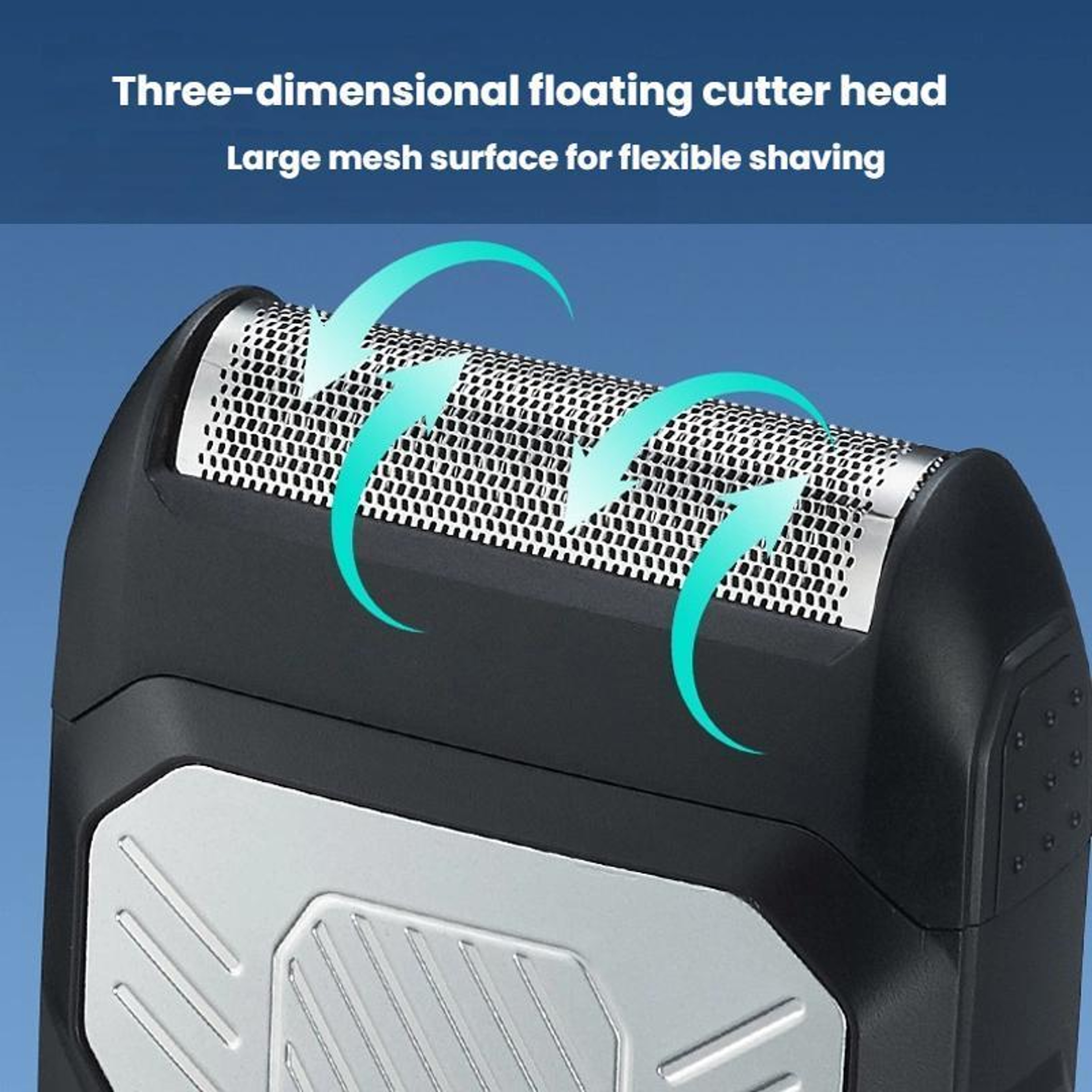 Rechargeable Electric Shaver For Men With Pop Up Trimmer  Wet Dry Shaving 7