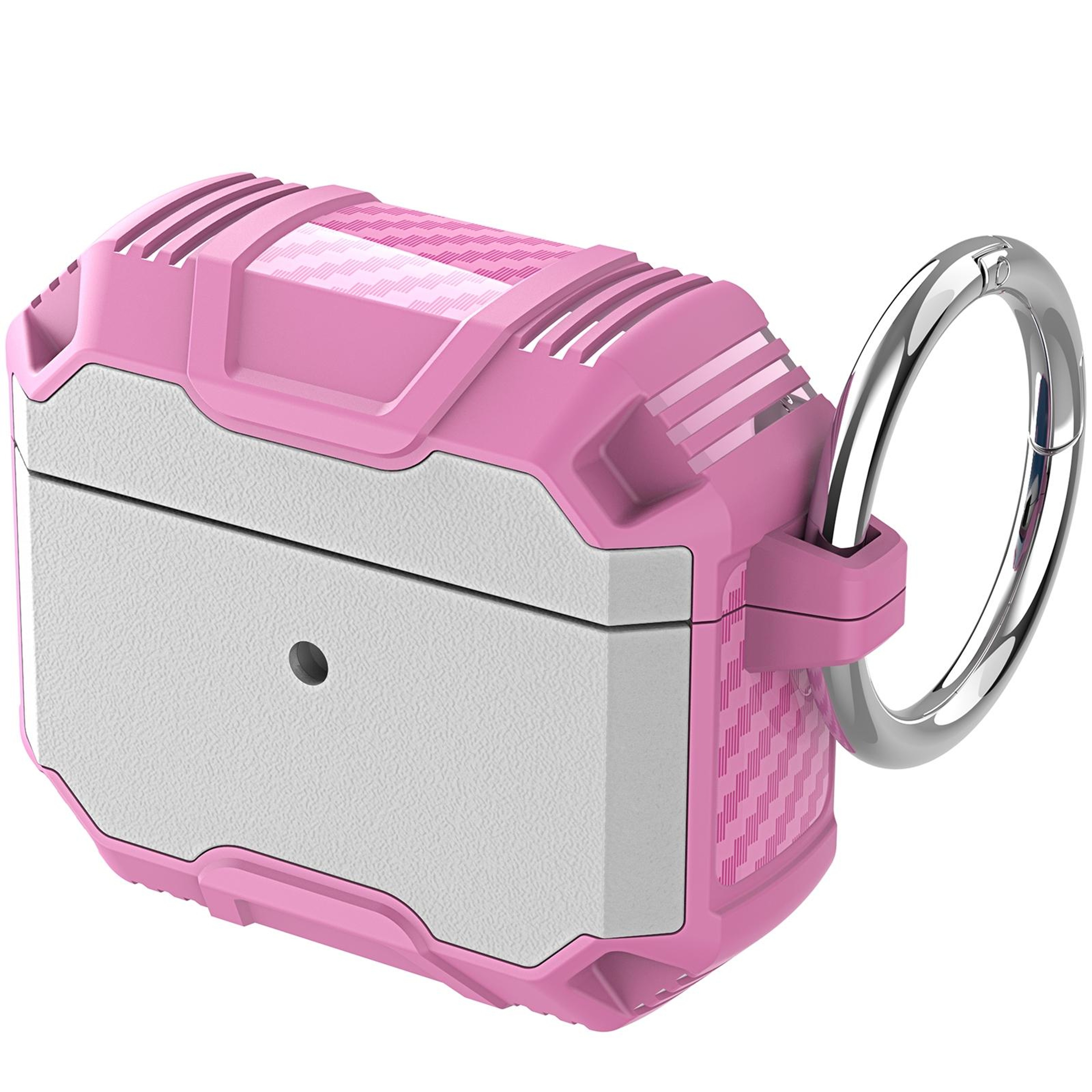 AirPods Shockproof Protective Case White Pink Silicone Cover 8
