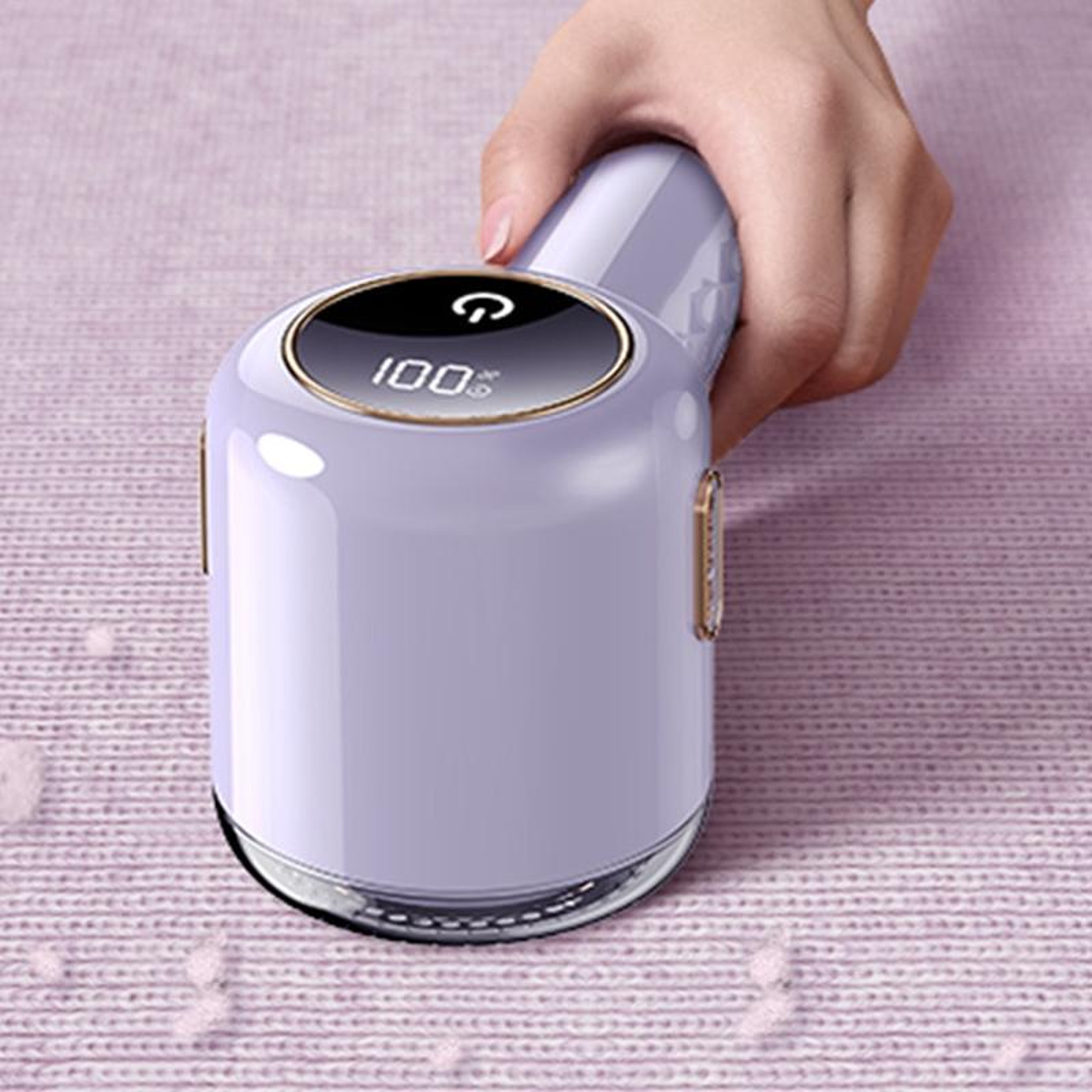 Electric Lint Remover Fabric Shaver With Digital Display  6Blade Precision 0