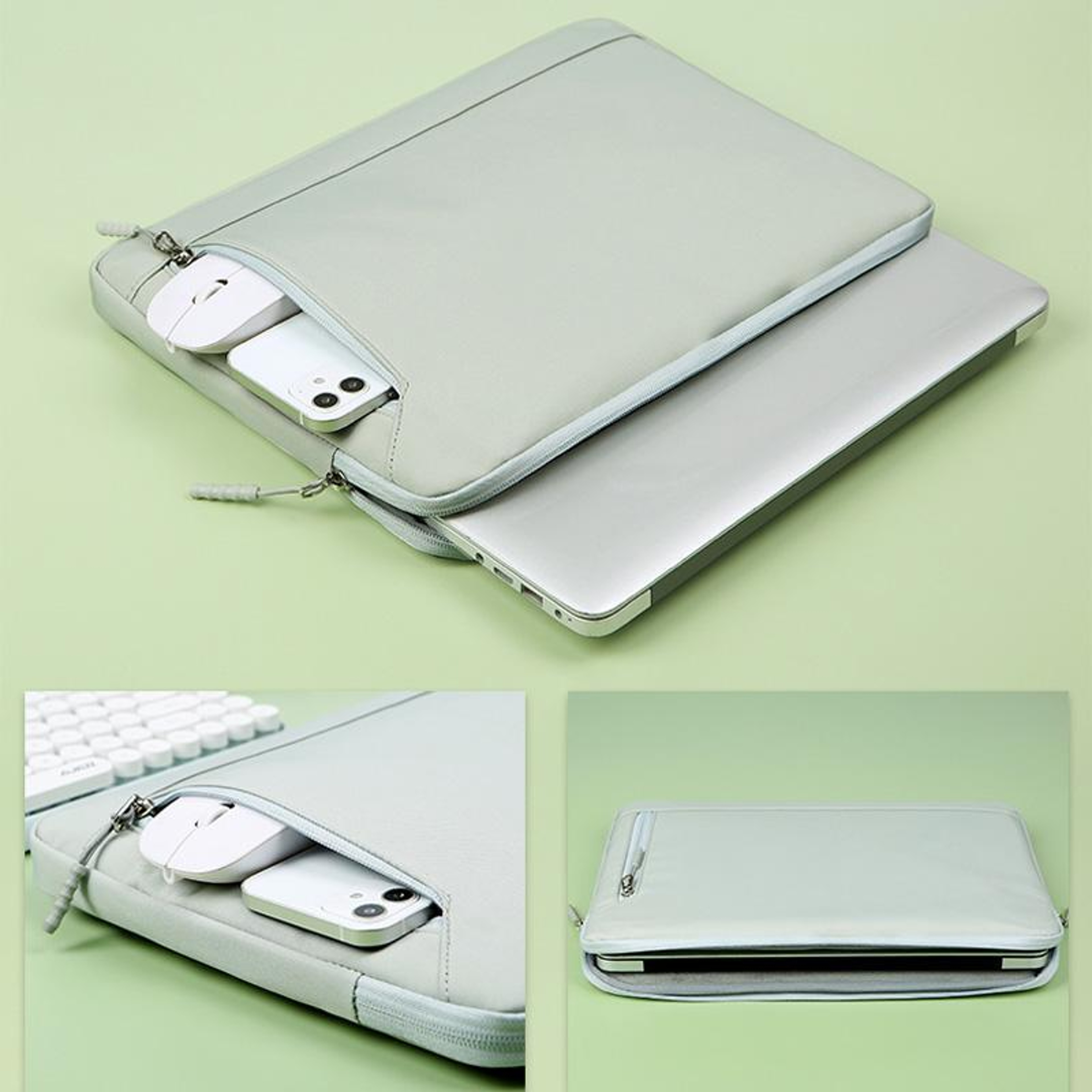 Elegant Waterproof Laptop Bag For Women Protective Sleeve With Accessories Storage 4