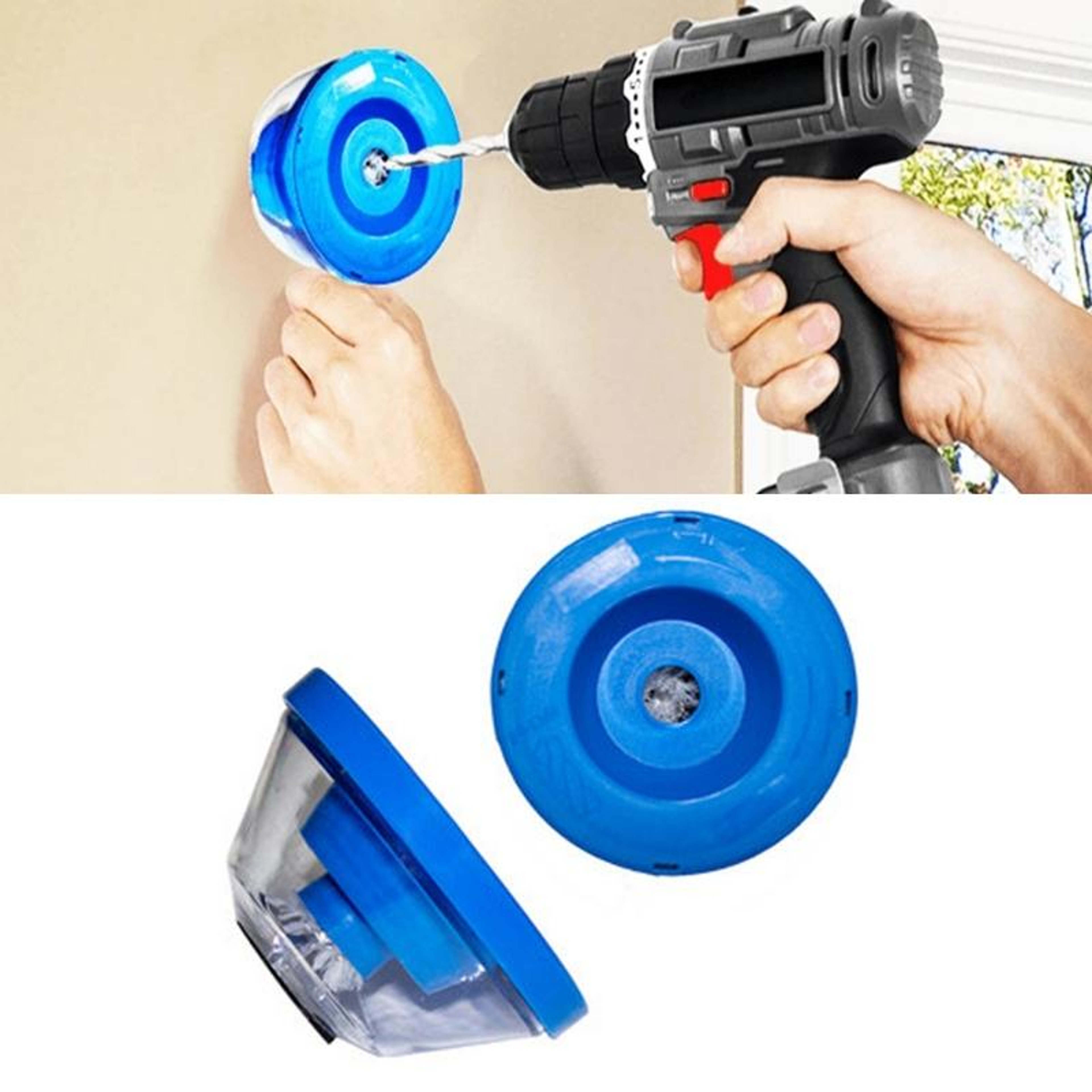 Drill Dust Collector Attachment with Ash Bowl, Adjustable Drill Dust Cover for Clean, Mess-Free Drilling – view 1