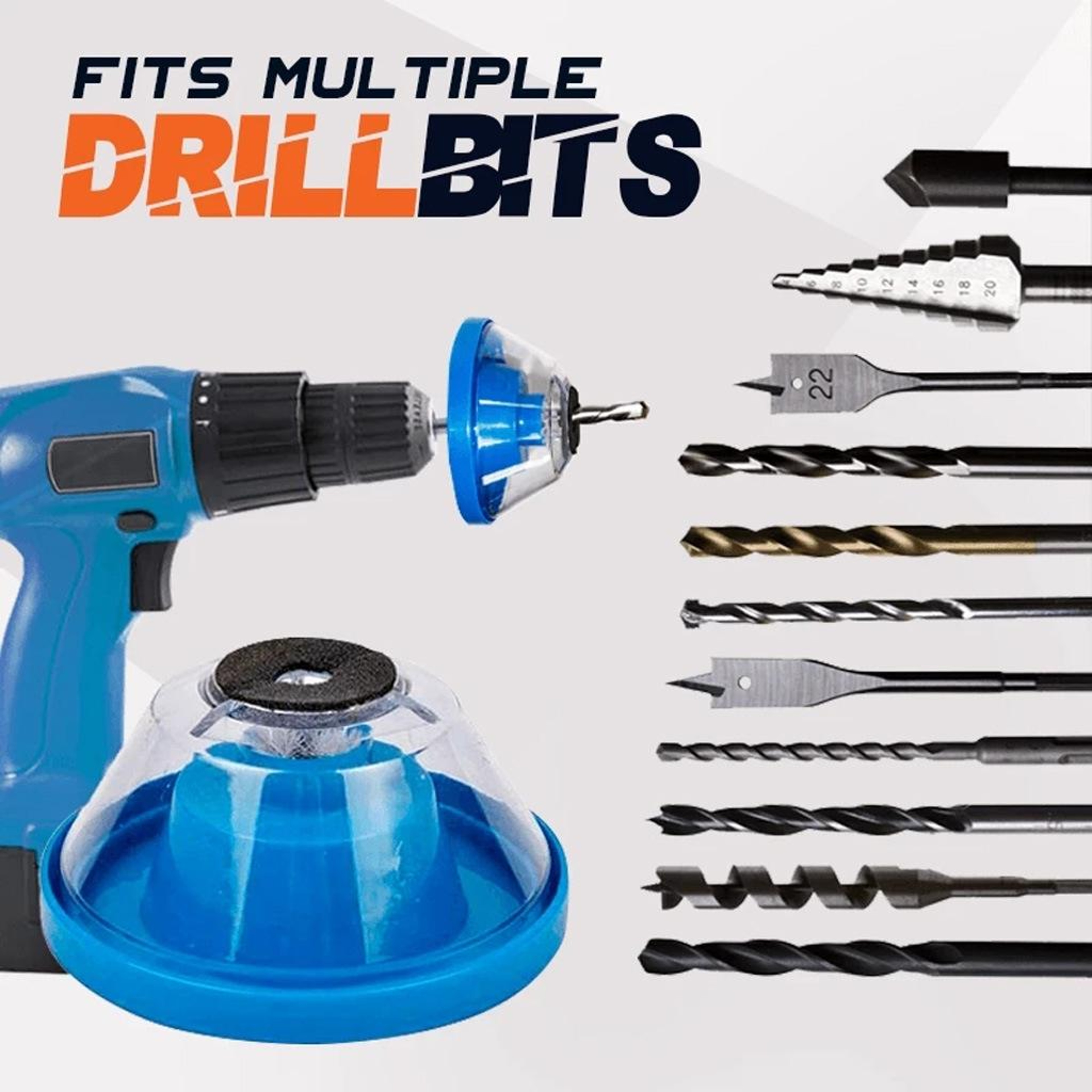 Drill Dust Collector Attachment with Ash Bowl, Adjustable Drill Dust Cover for Clean, Mess-Free Drilling – view 4