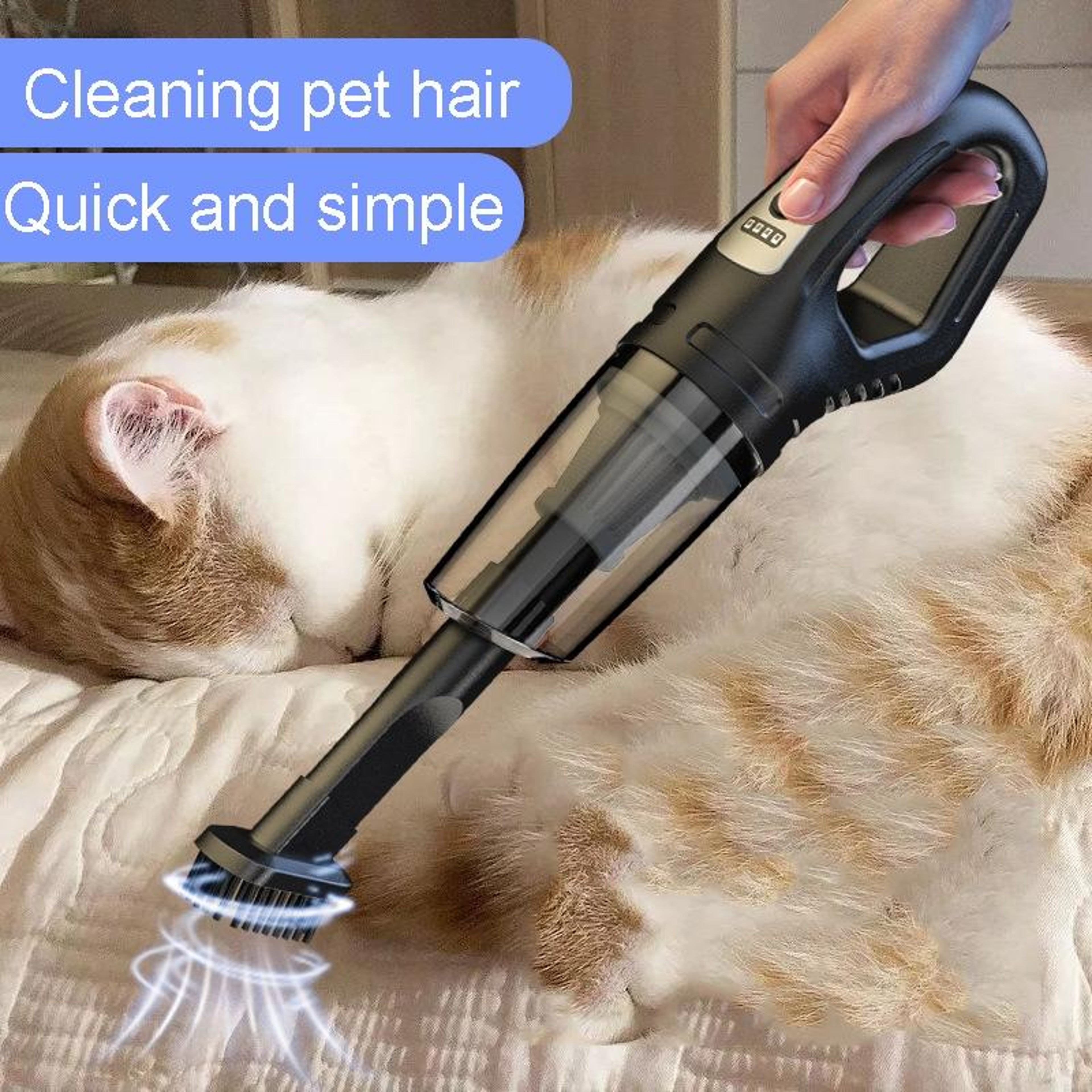 Cordless Handheld Car Vacuum With Suction For Home  Auto Cleaning 5