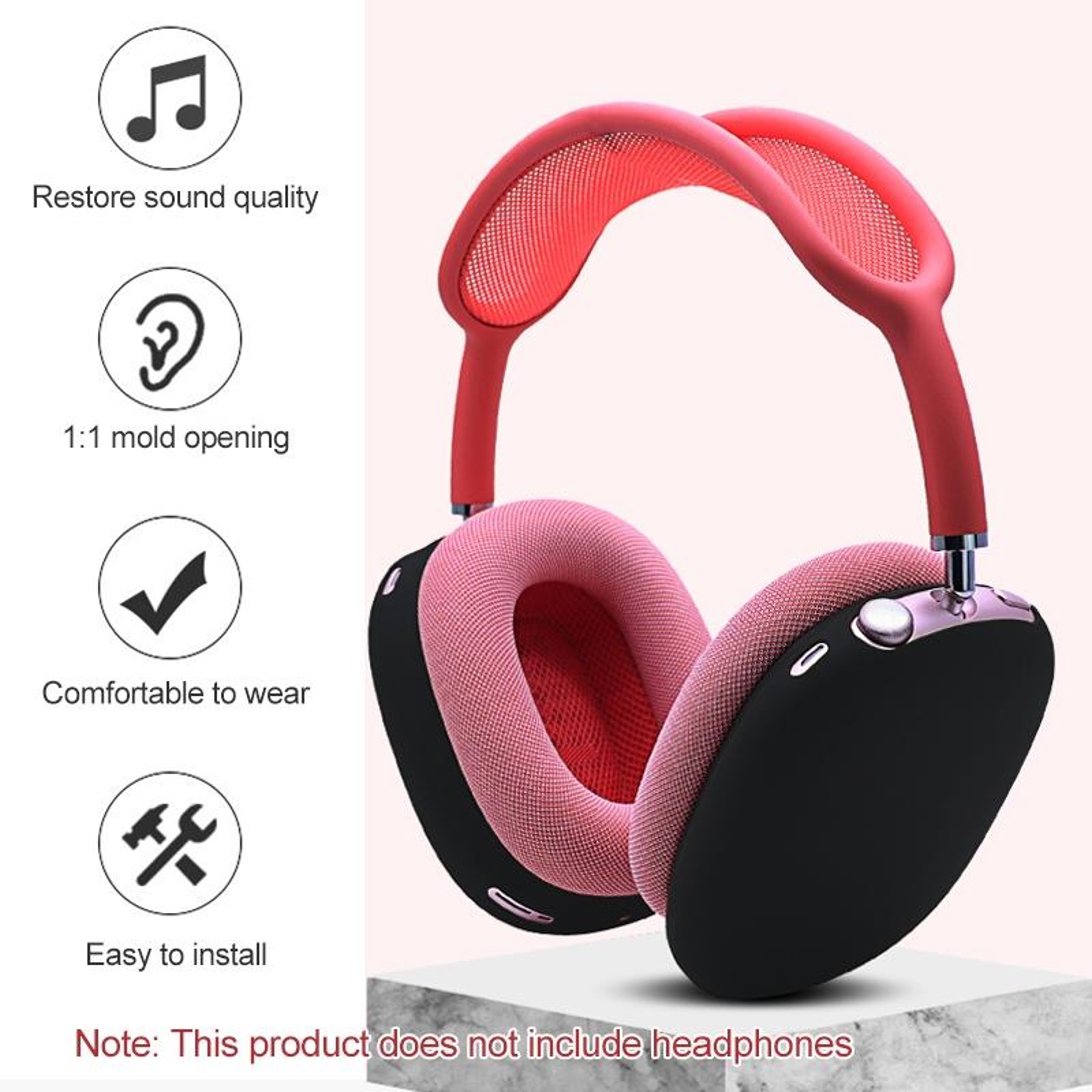 Full Coverage AirPods Max Case Cover In Soft Silicone 2