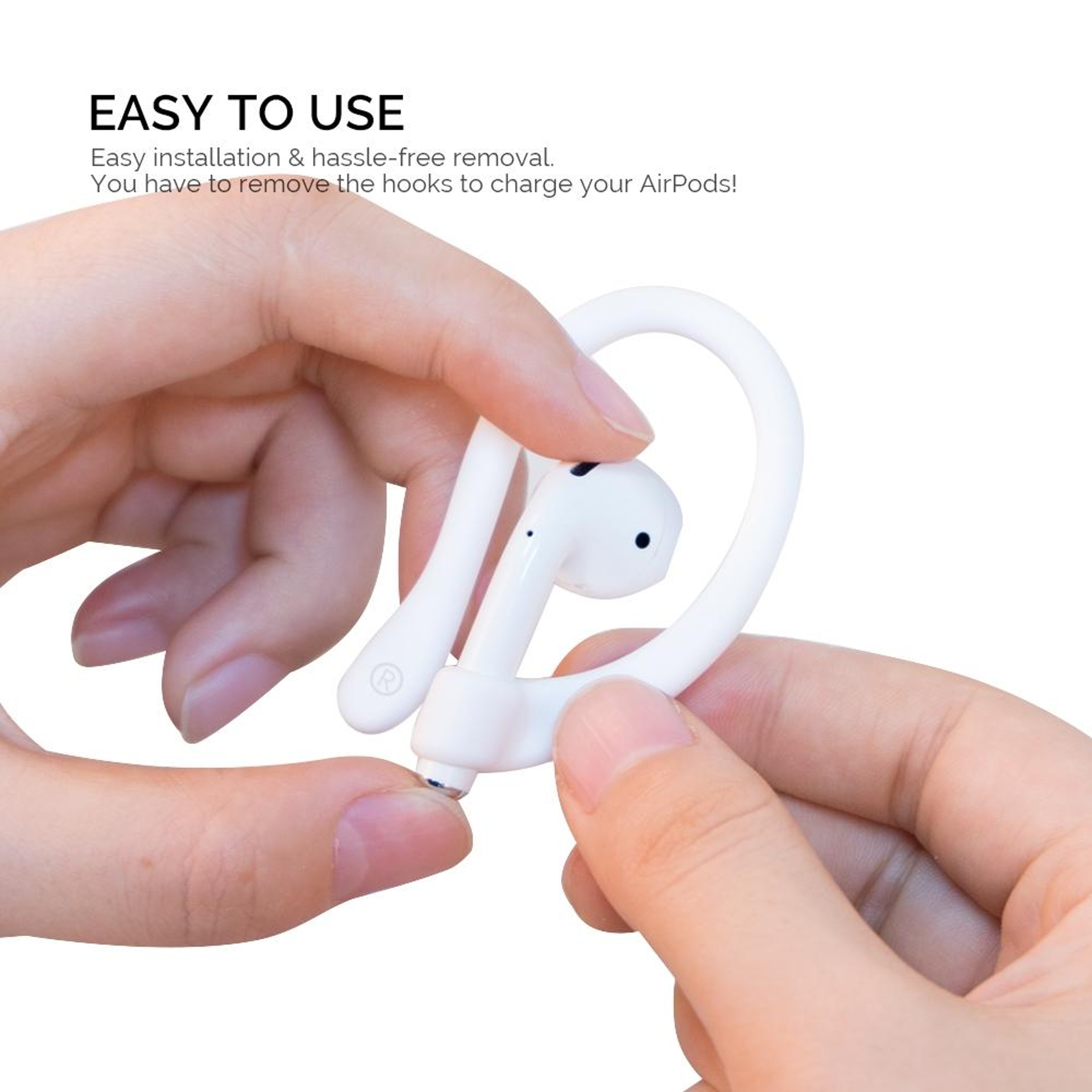 Magnetic AirPods Ear Hooks Silicone AntiLoss Earhooks For AirPods Pro 3
